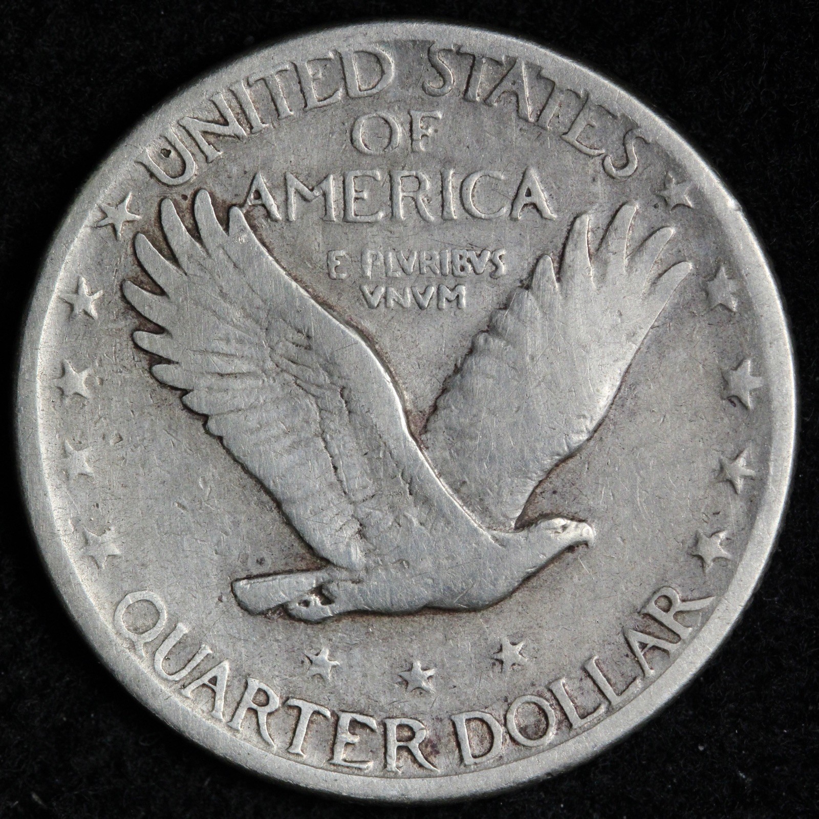 1927-D Standing Liberty Silver Quarter FINE E361 SYCB