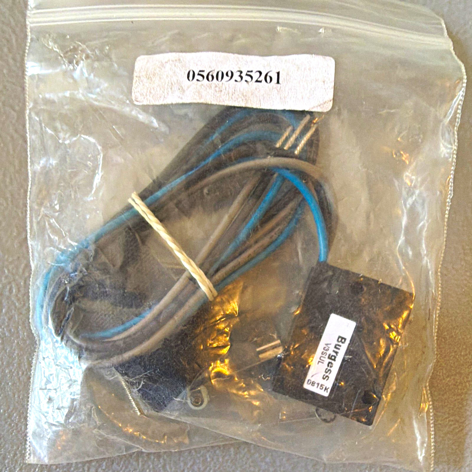 ESAB Microswitch SR-3-E-SW V3SUL P/N 0560935261 Black/Blue for Welding