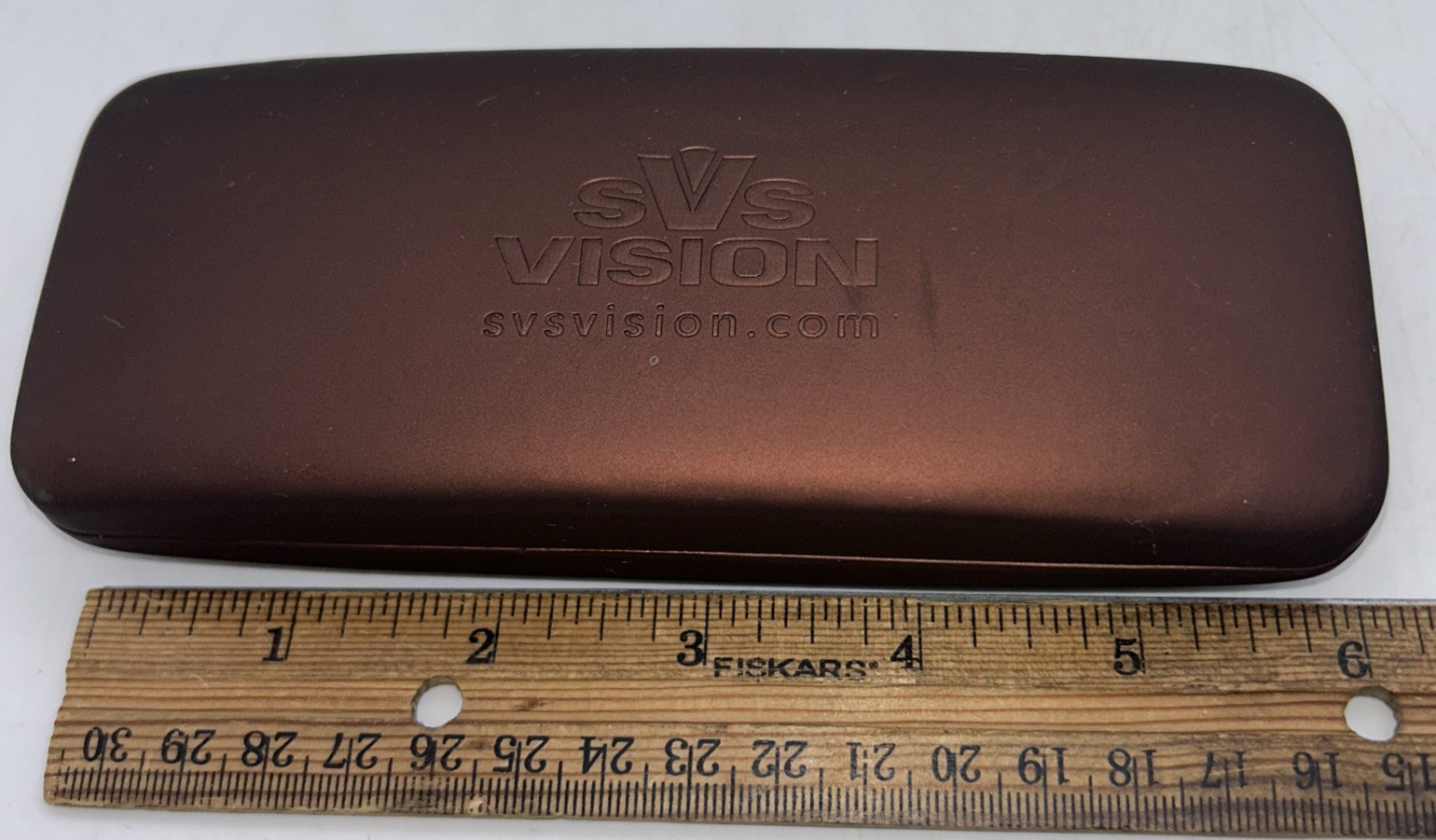 SVS Vision Hard Case Glasses Case 6” Purpleish Color