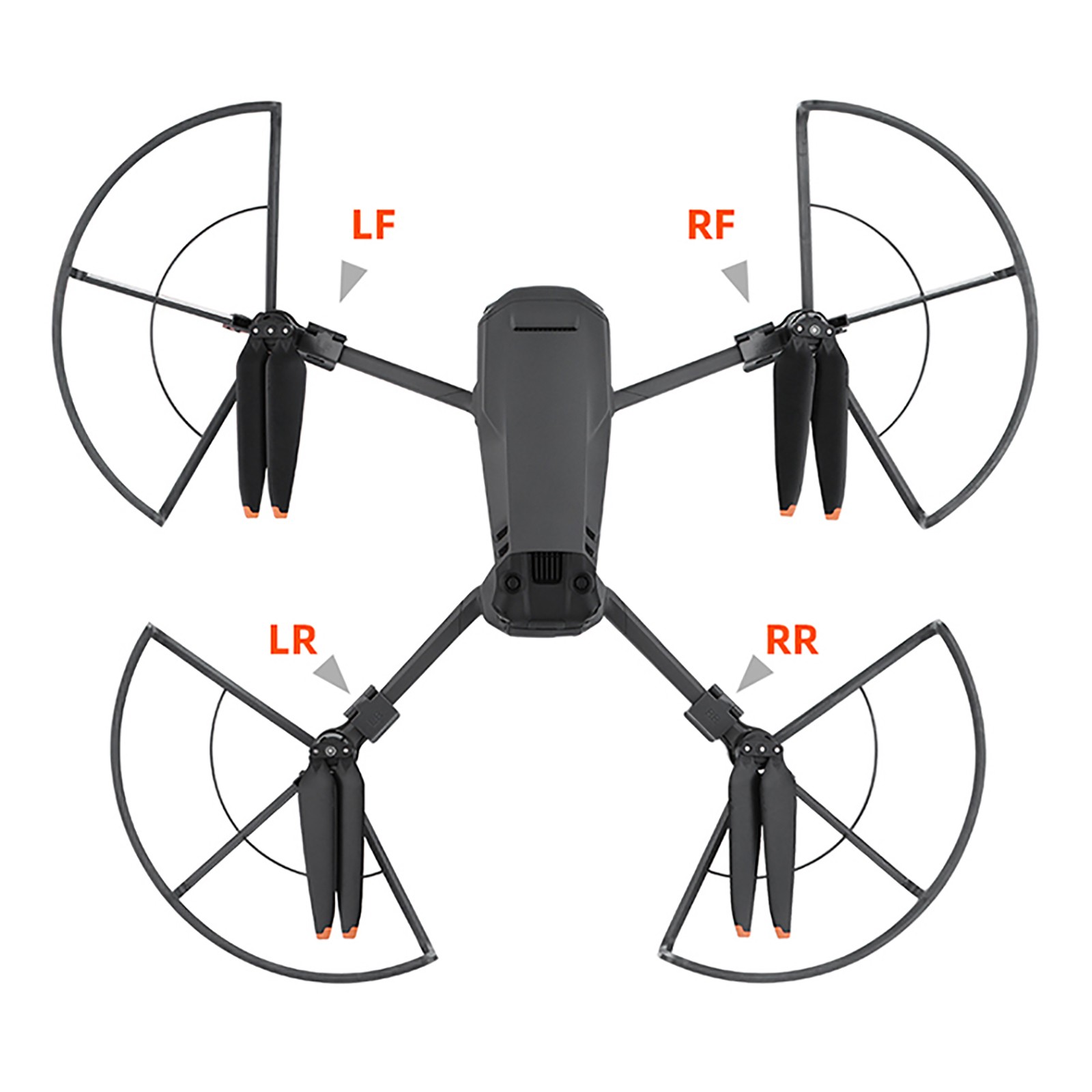 Propeller Protective Cover Quick Install Protective Cage Cover Drone for Mavic 3