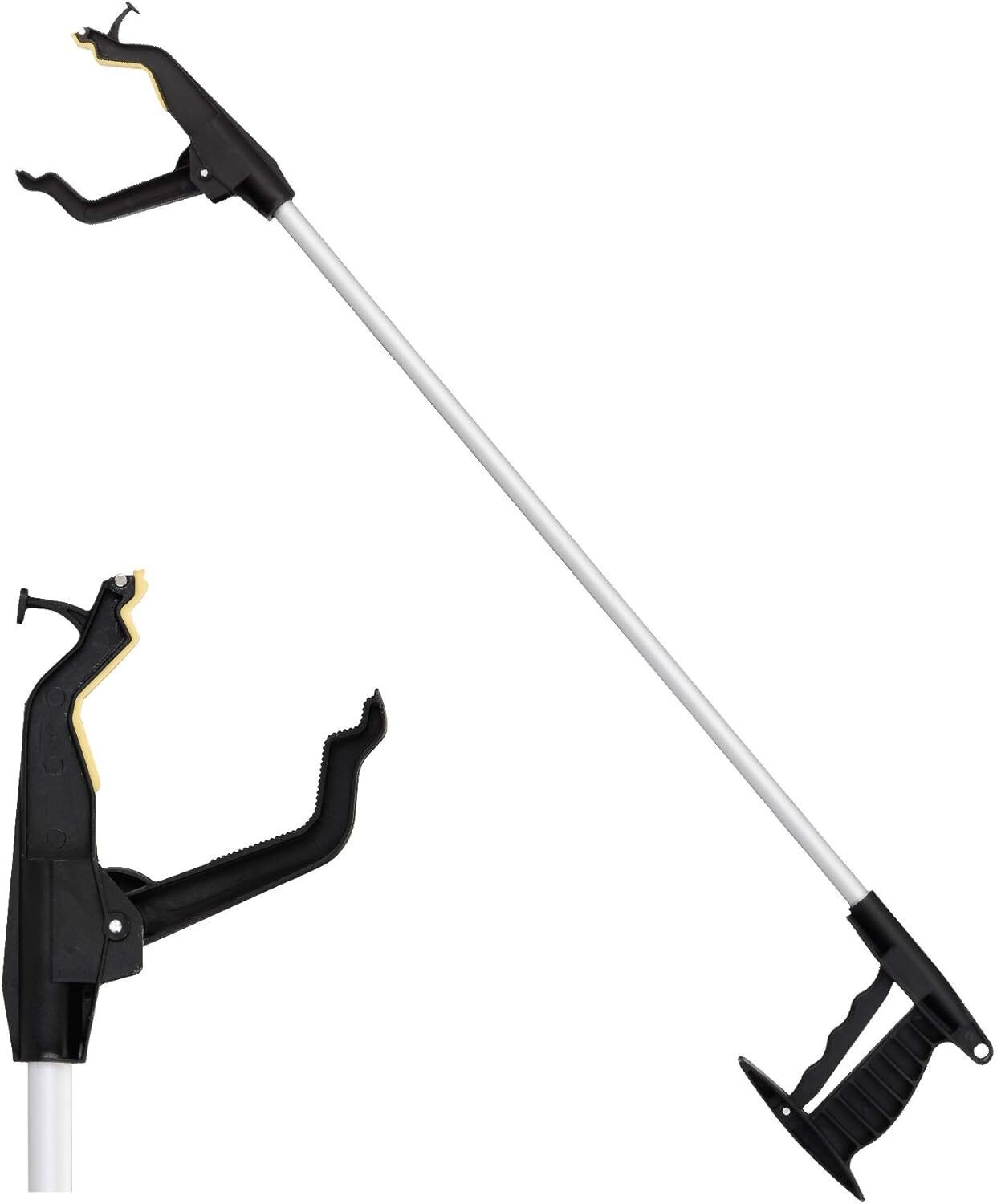 NOVA 32” Long Reacher Lightweight Grabber with Wide Gripper Aluminum 2.6 Foot
