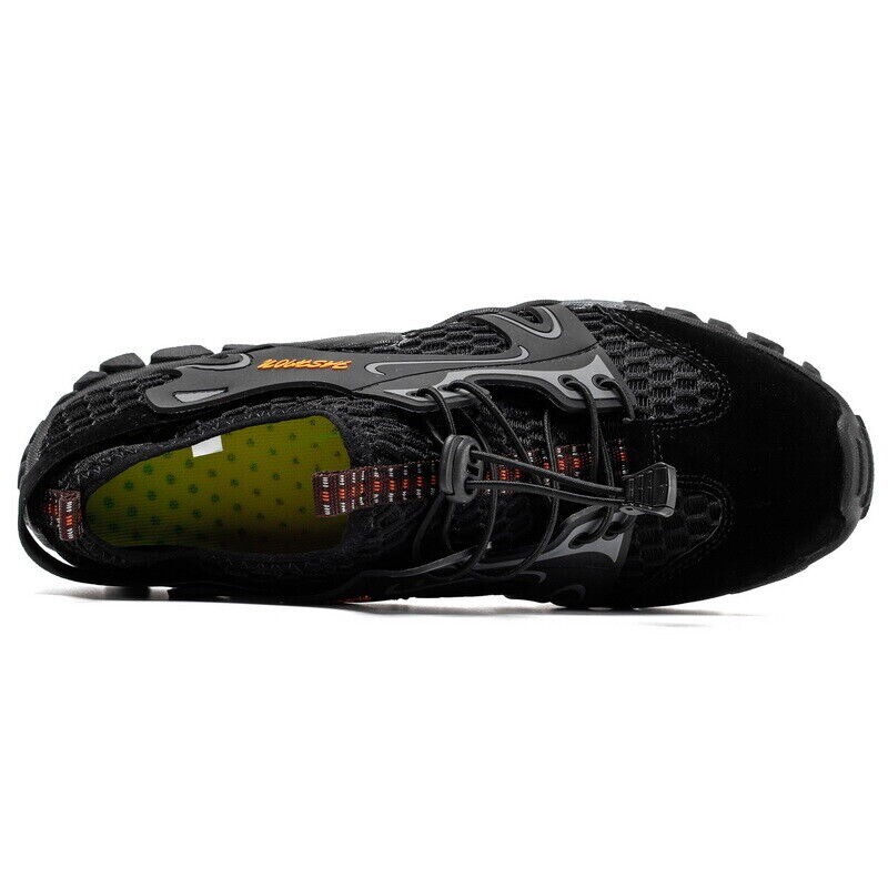Mens Waterproof Quick Dry Athletic Non-slip Hiking Sports Shoes Outdoor Sneakers
