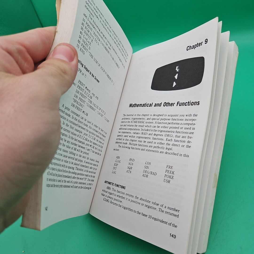 Programming Your Atari Computer By Mark Thompson Vintage Book First Printing