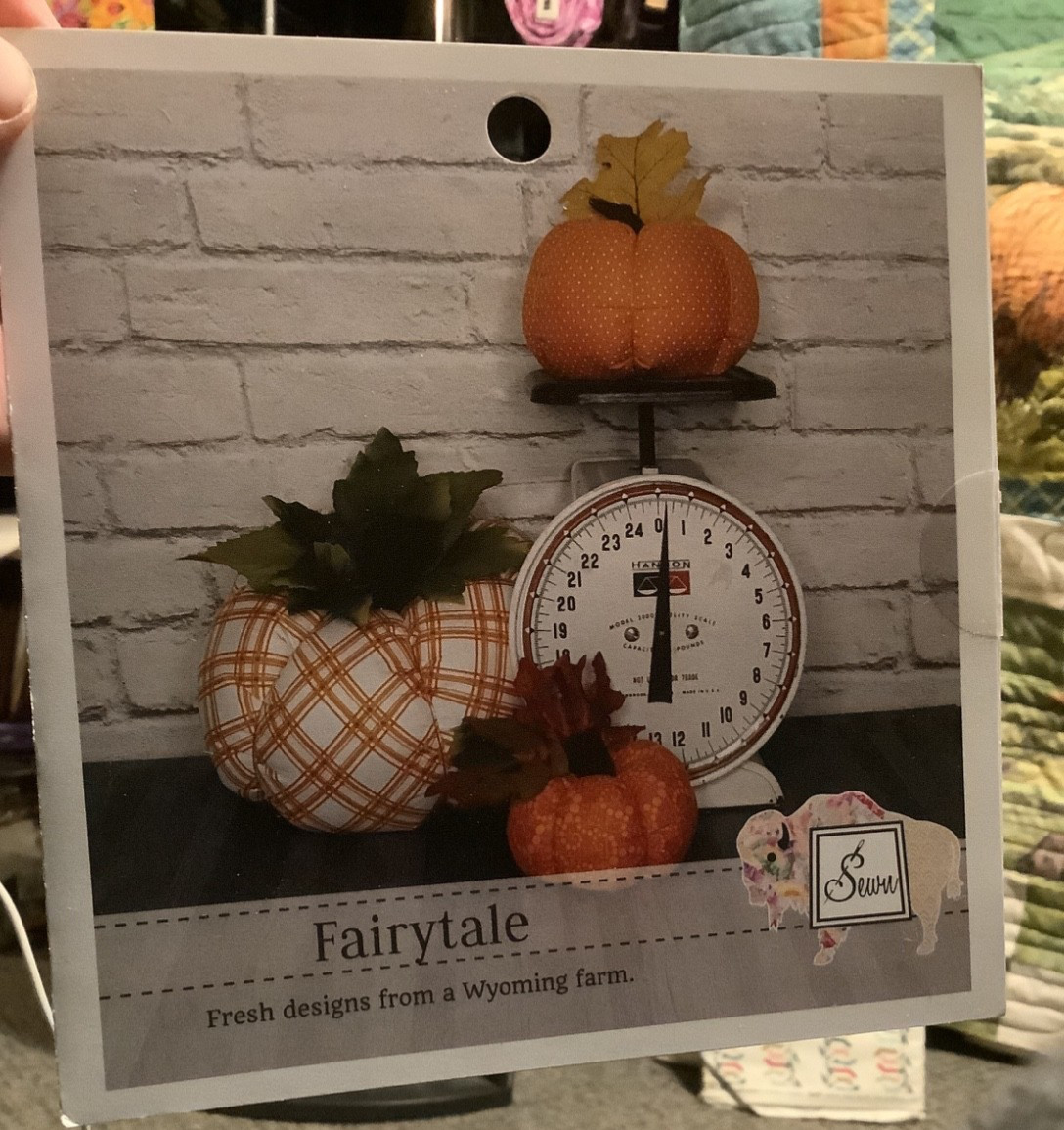 Fairytale Soft Pumpkin Pattern by Sewn Wyoming