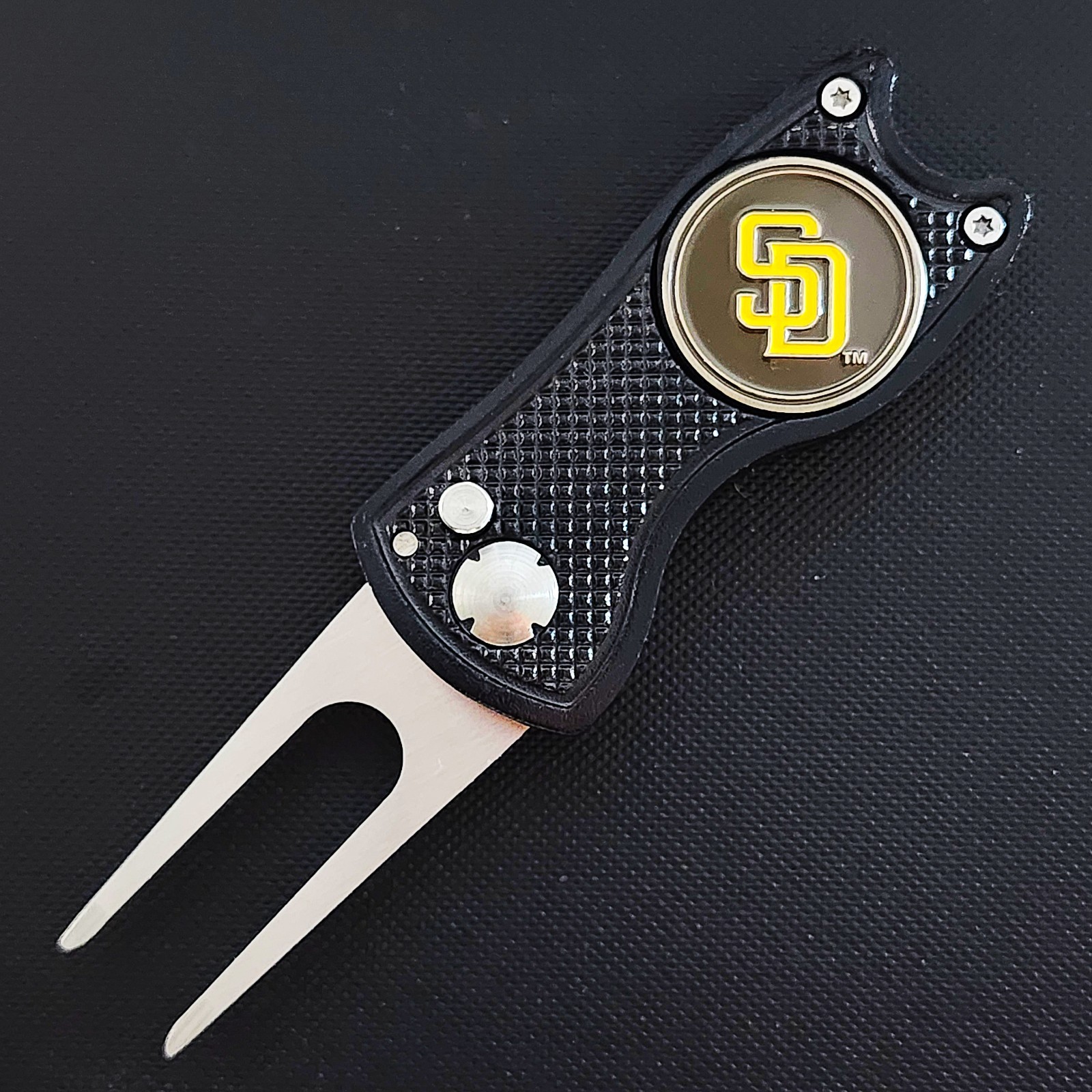 MLB San Diego Padres Switchblade Divot Repair Tool 2-Sided Golf Ball Marker