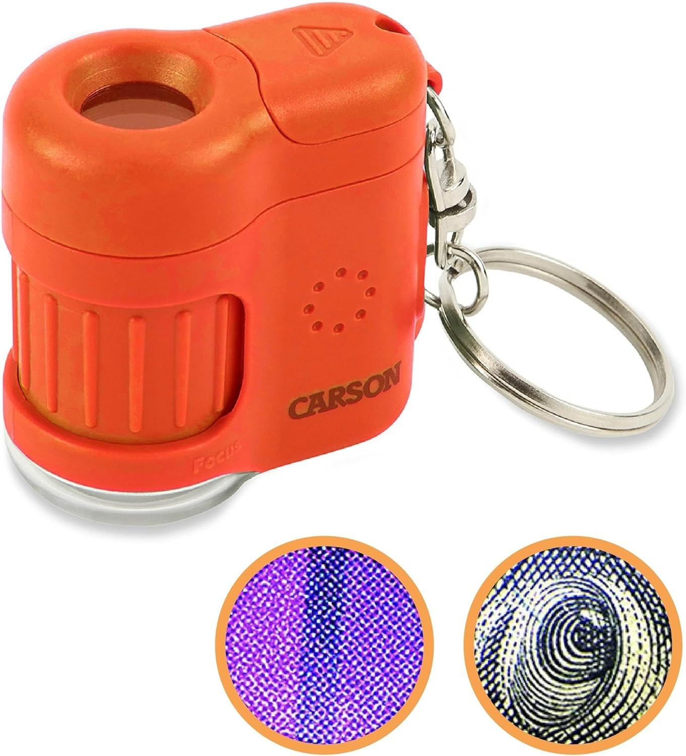 Educational Carson MicroMini 20x Lighted Pocket Microscope with Flashlight
