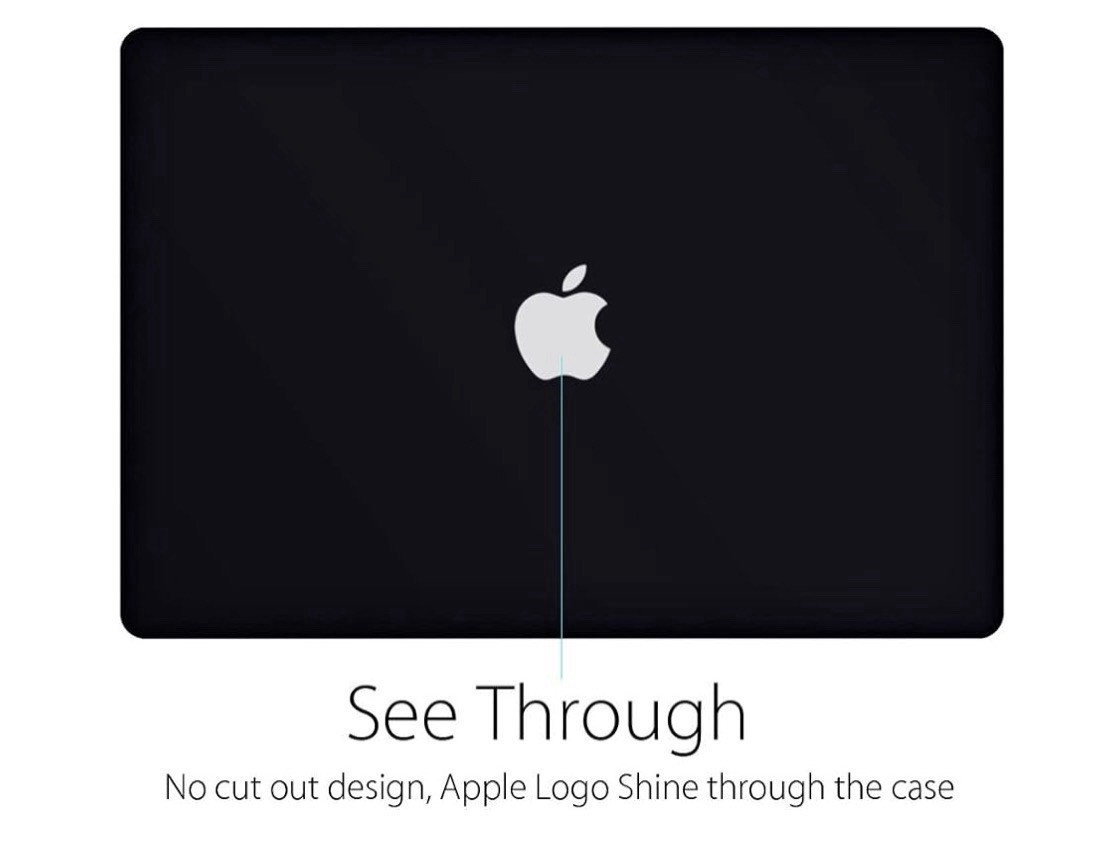 UESWILL Smooth Matte Hard Case Cover Compatible with (Mid 2012-Mid 2015) Macbook