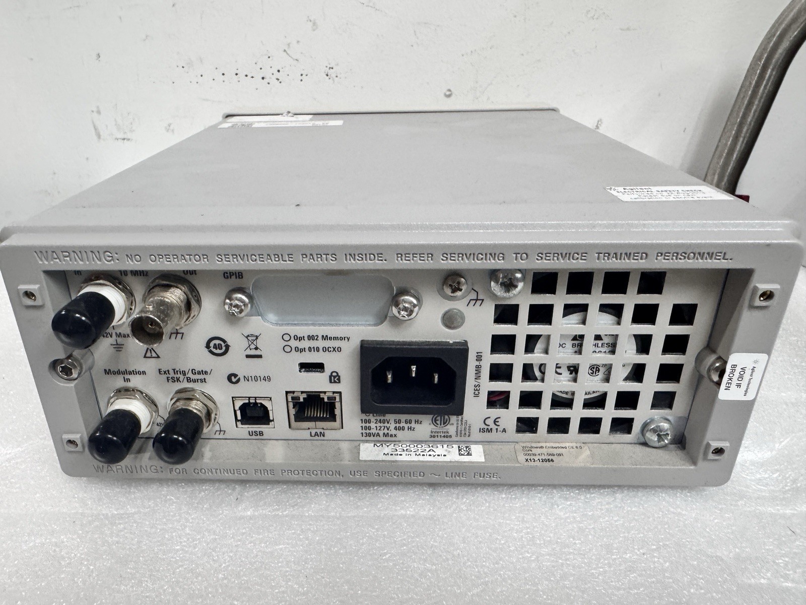 Agilent 33522A Function Generator /Arbitrary Waveform Generator, 30MHz,2CH