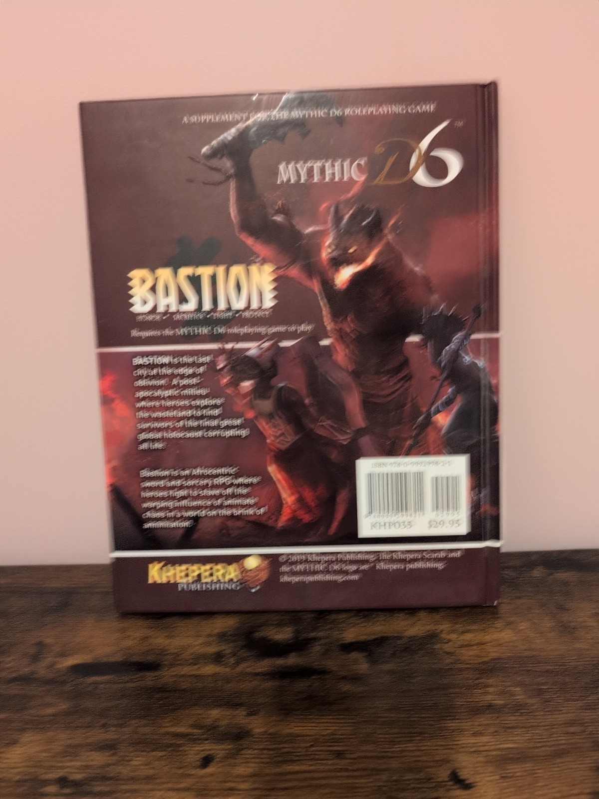 Mythic D6 Bastion RPG Book