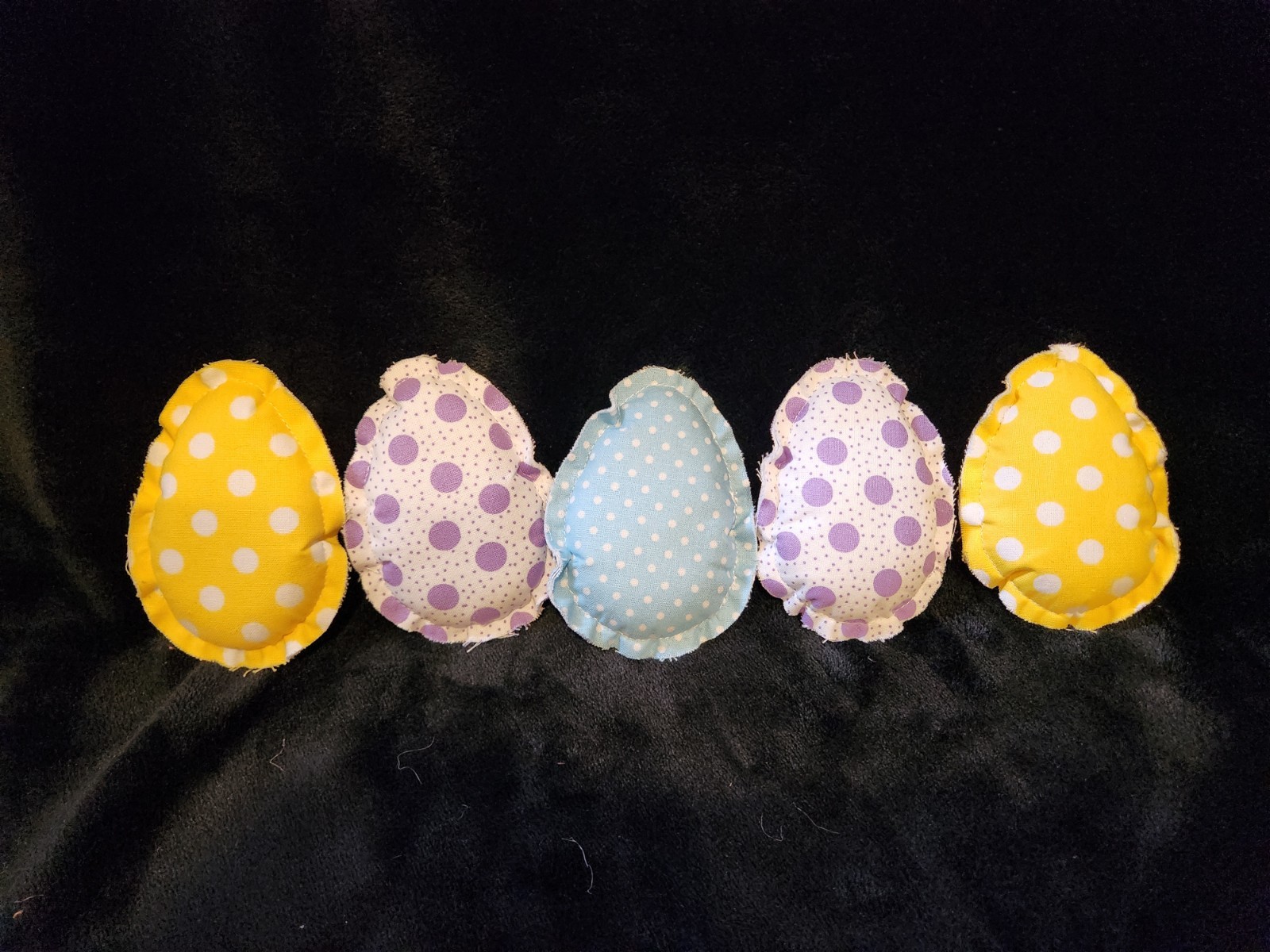 Easter Eggs Stuffed Handmade Set Of 5