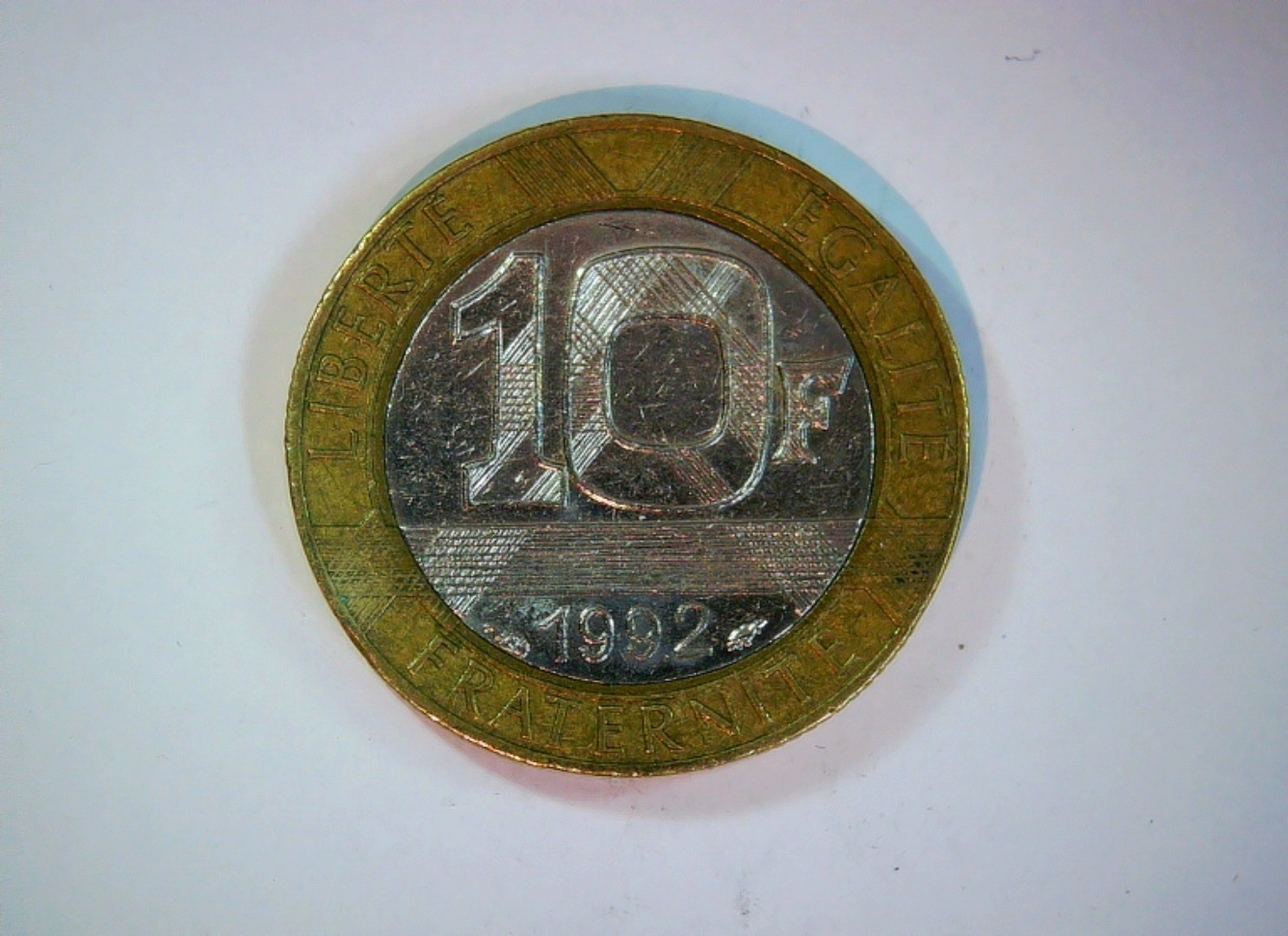 France 1992 10 Francs 10 Francs (Génie de la Bastille) Coin