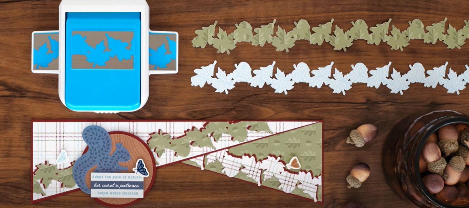 Creative Memories Autumn Leaves Border Punch