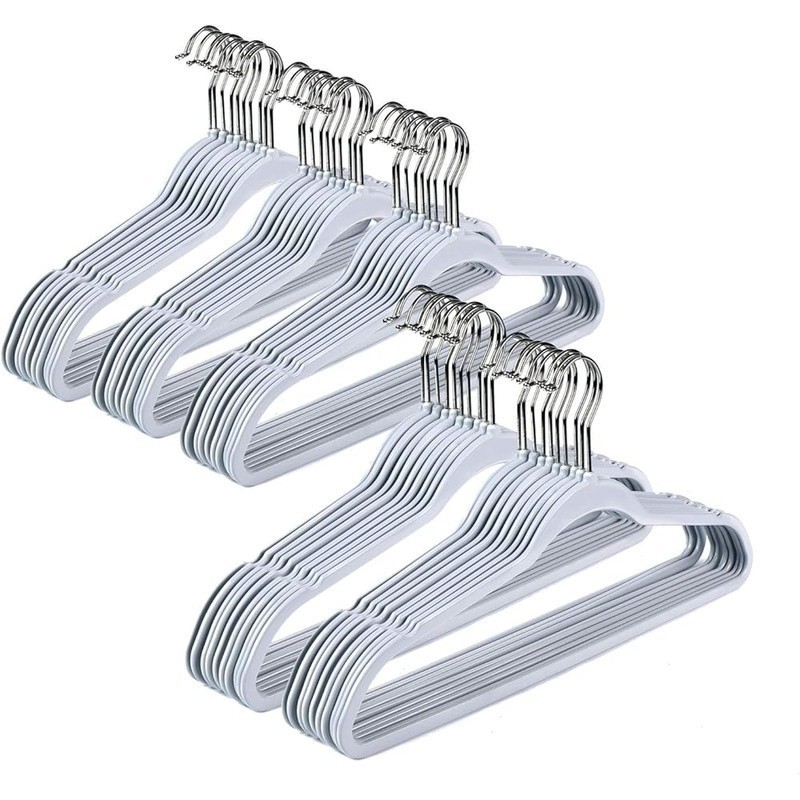 Heavy Duty Anti Rust Plastic Hangers Fast Easy Clothes Hanging Solution New