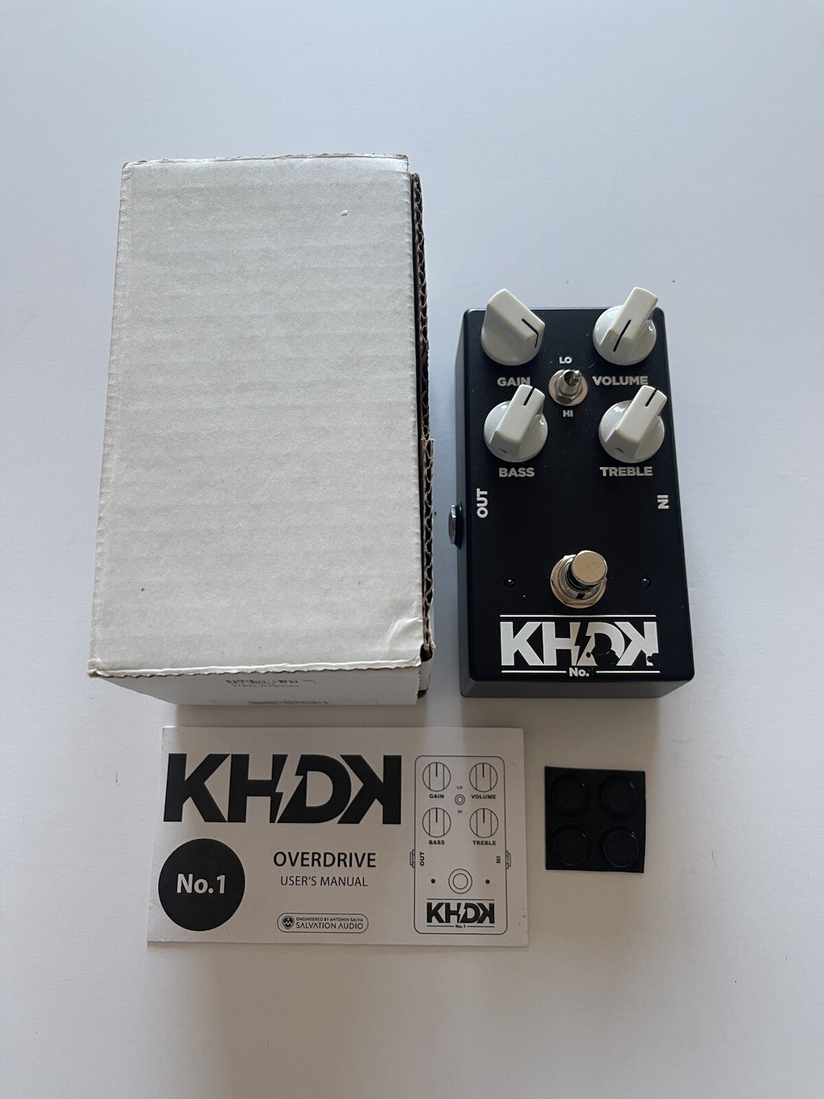 KHDK Electronics No. 1 Overdrive Distortion Kirk Hammett Guitar Effect Pedal