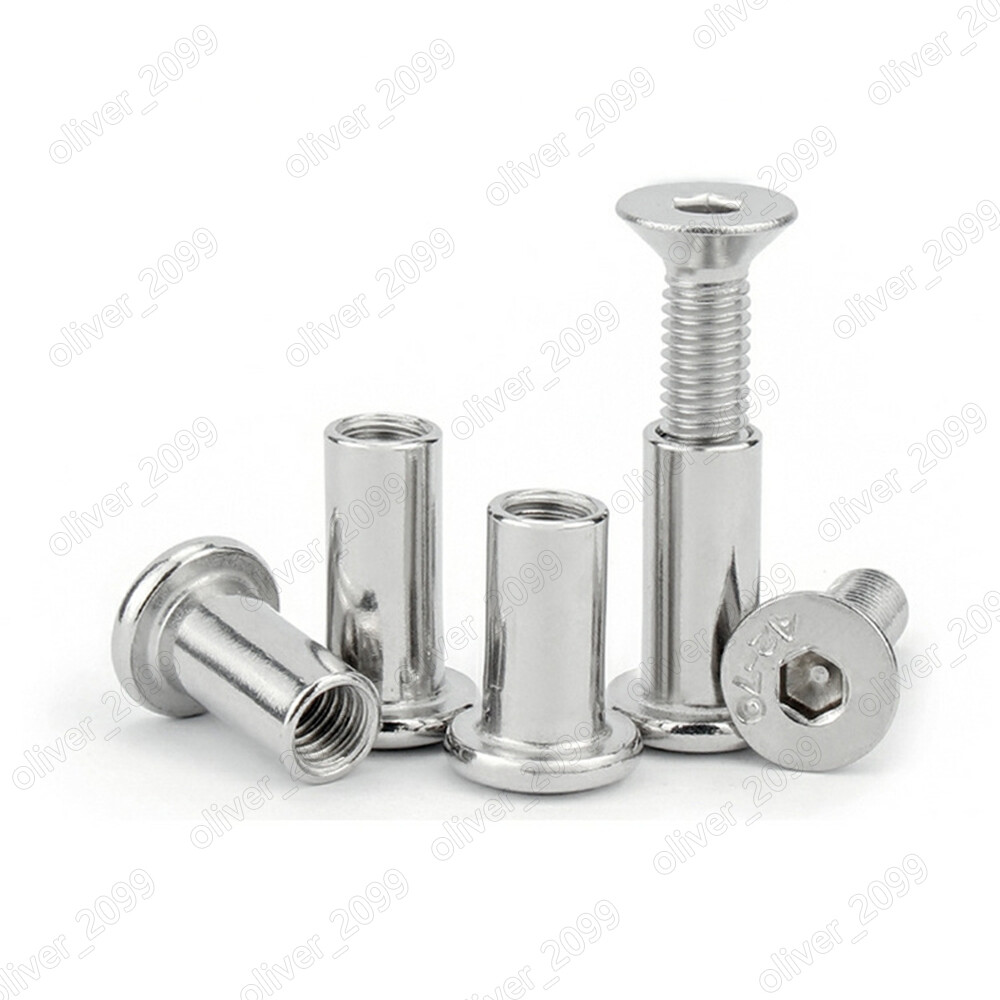 304 Stainless Steel Hex Socket Countersunk Screw With Hex Socket Rivet Nut M6 M8