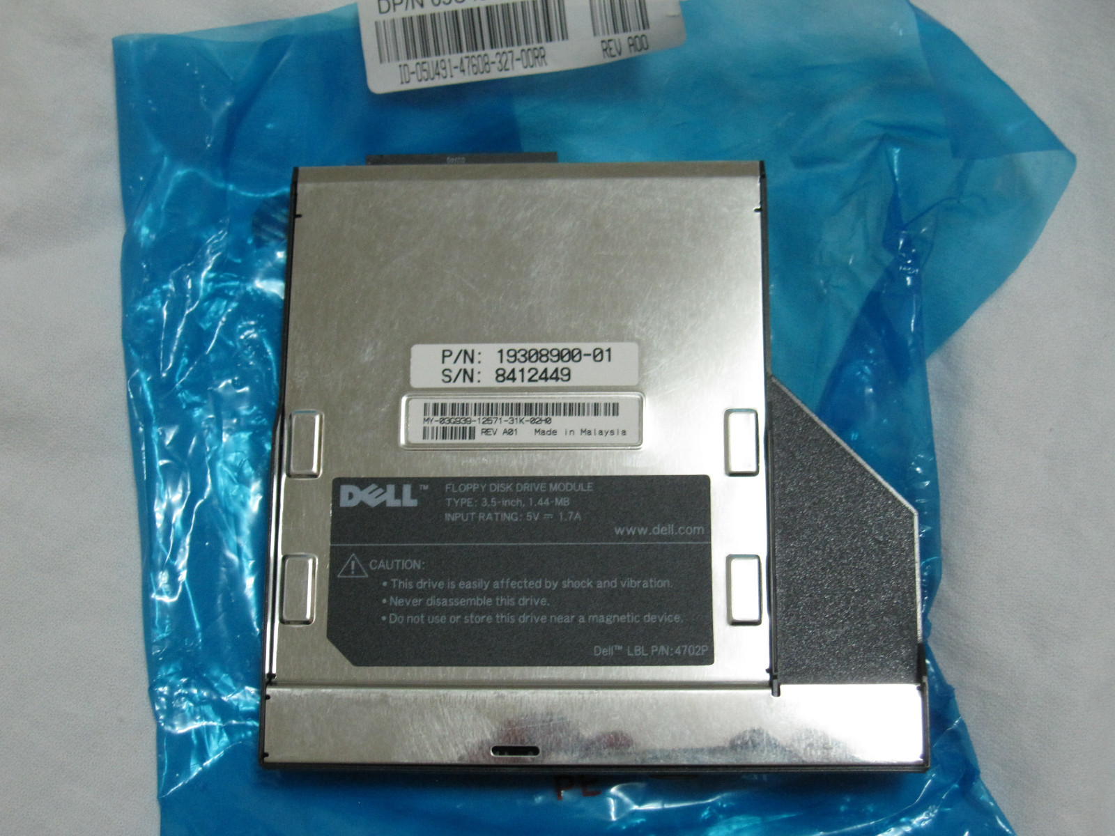 Dell 4702p Floppy Disk Drive Module 3.5" 1.44MB