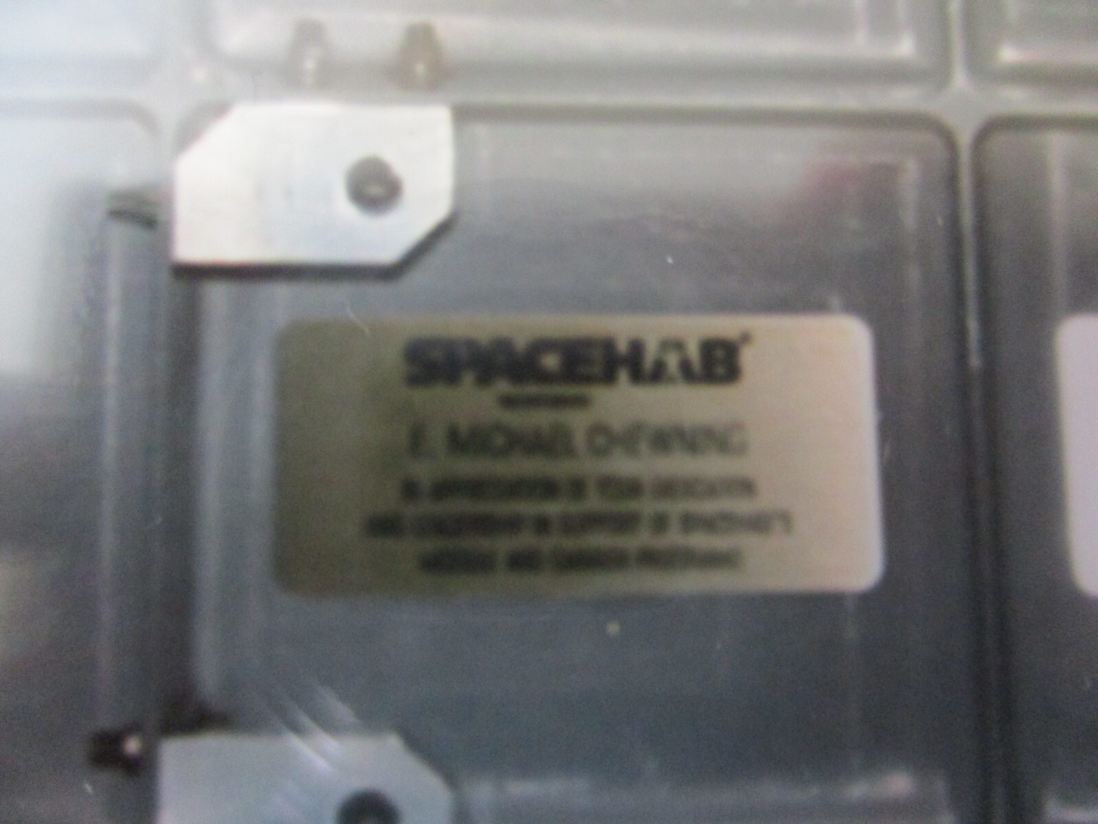 NASA SPACEHAB BOEING AWARD-MODULE/CARRIER PROGRAM-EXACT DUPLICATE UNIT 2 STS-118