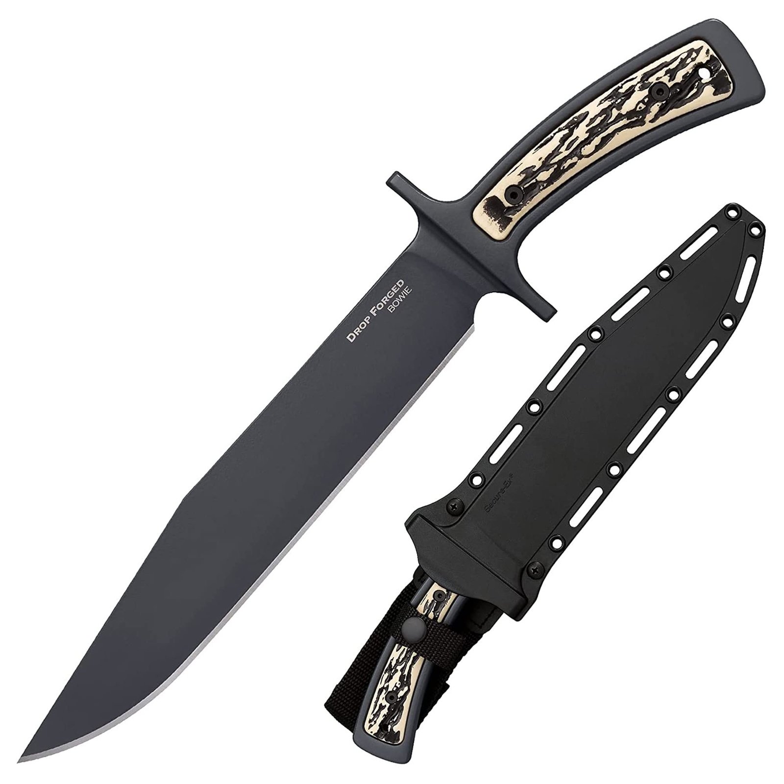 Cold Steel Drop Forged Bowie/Overall / 9 1/2" Blade/with Ambidextr
