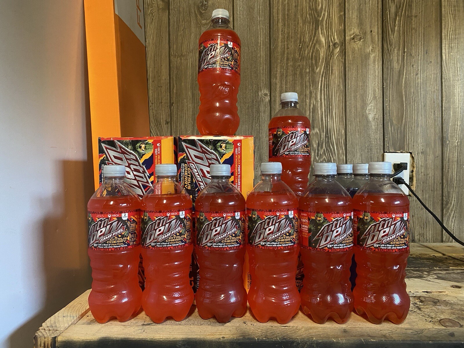 MTN DEW GAME FUEL, CITRUS CHERRY. 20oz Bottle