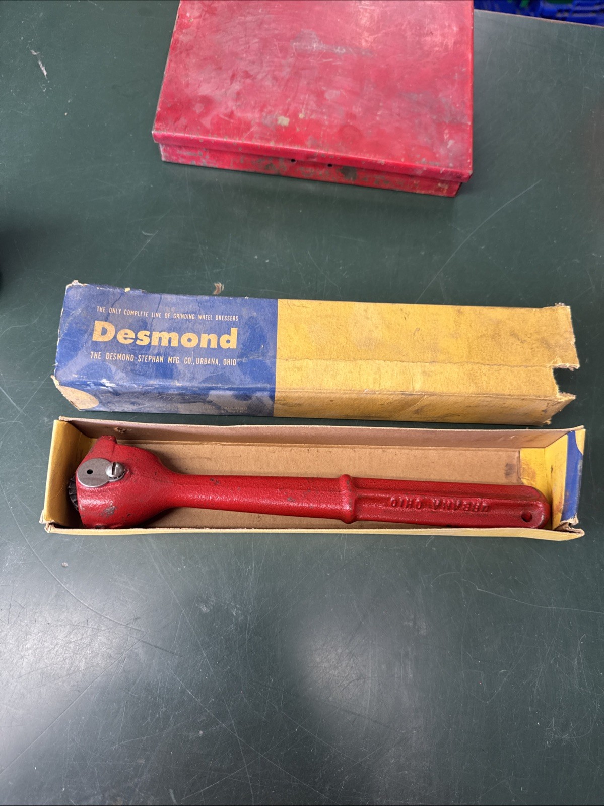 Vintage Desmond Urbana Ohio No. 0 Grinder Grinding Wheel Dresser Tool