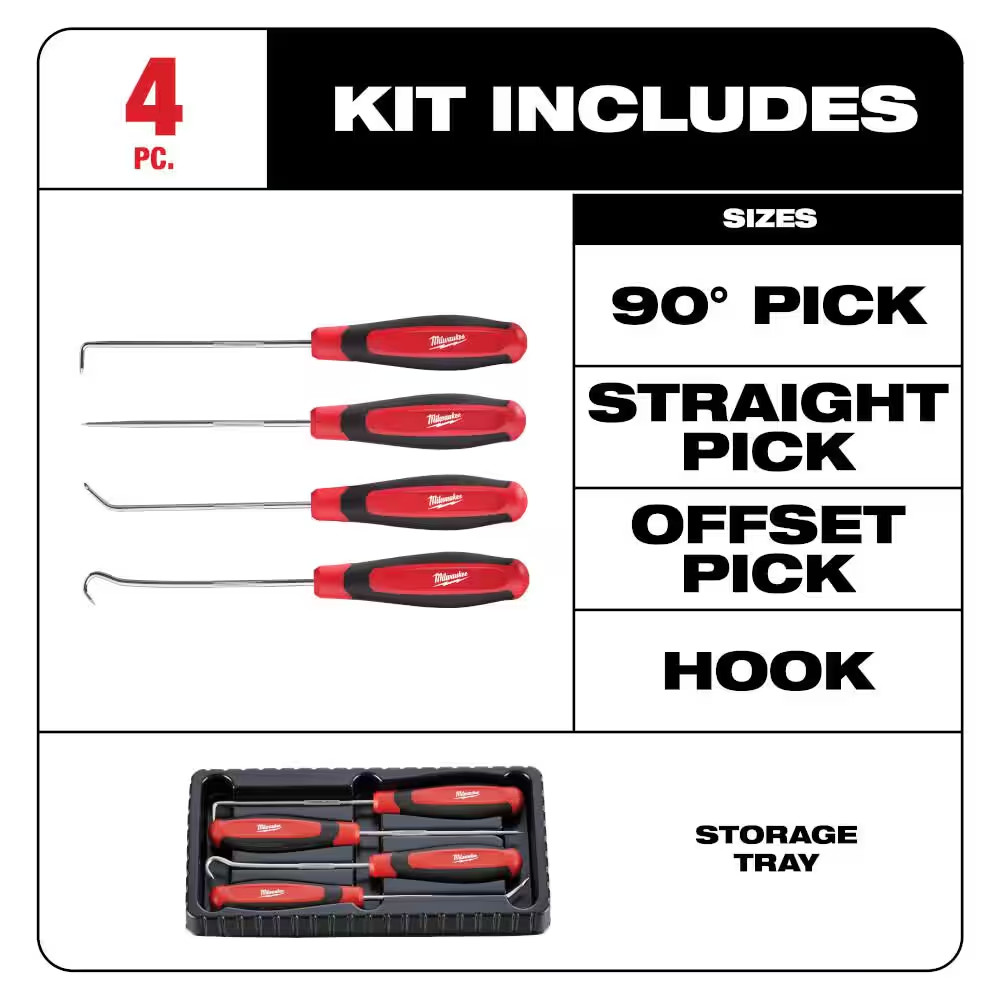Pry Bar and Hook and Pick Mechanic Tool Set (14-Piece )