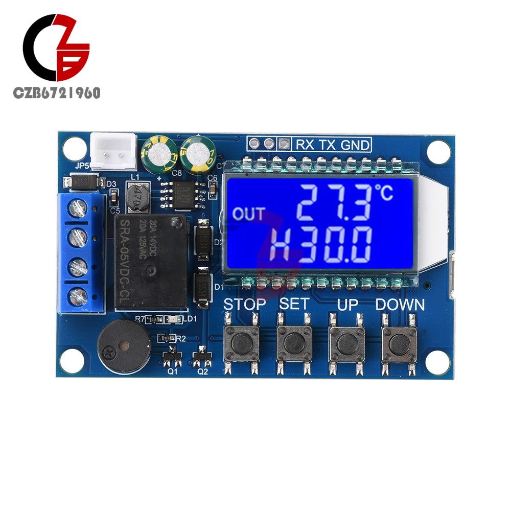 High-Precision Digital Thermostat DC 6.0-30V Temperature Controller -50°C~110°C