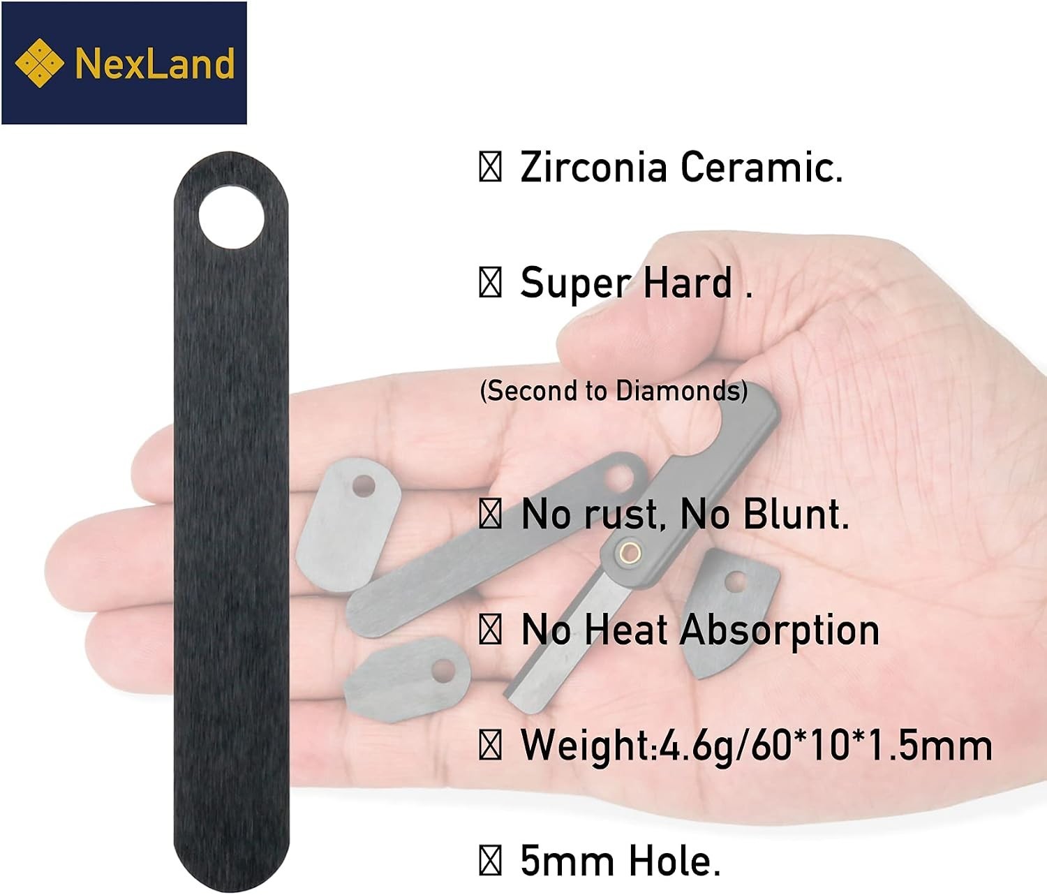 CS6010 Ceramic Ferro Rod Striker - Keychain Size, Rust-Resistant & Long-Lasting
