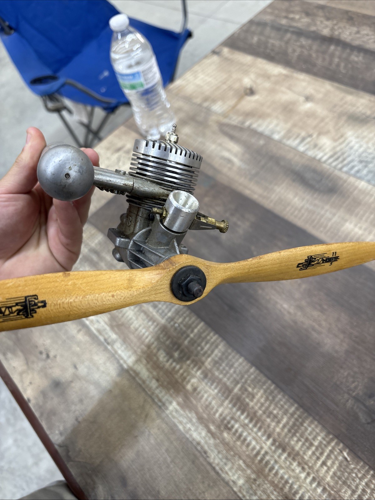 Large K&B KB 61 Model Plane Gas Motor Engine