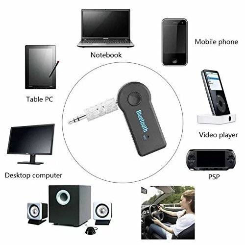 Portable 3.5mm Streaming Car A2DP Wireless Bluetooth AUX Audio Receiver Adapter