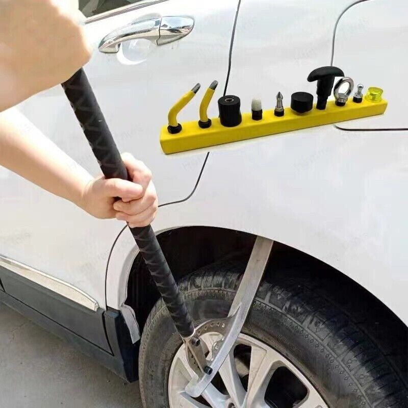 Car Fender Damage Repair Tools Auto Dent Removal Kit Angle Adjustable with Bag