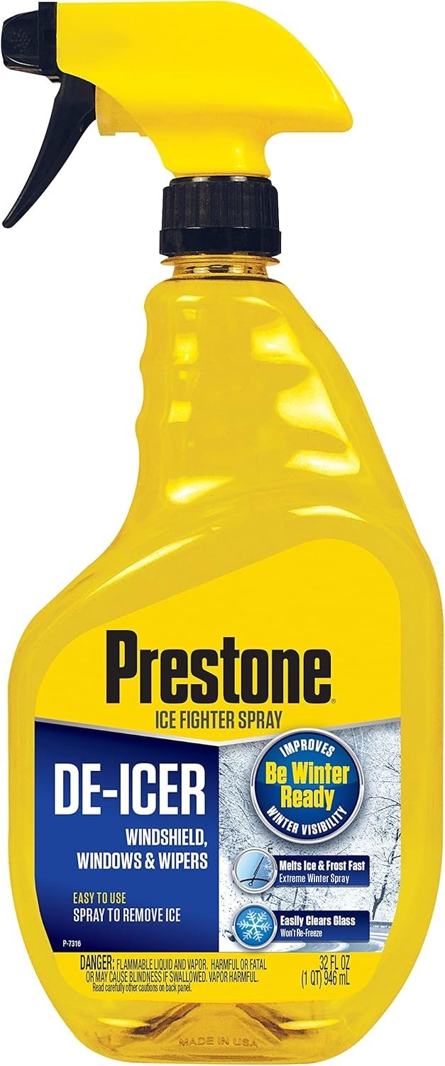 High-Performance Windshield De-Icer - 6 Bottles of 32 oz. Fast Action