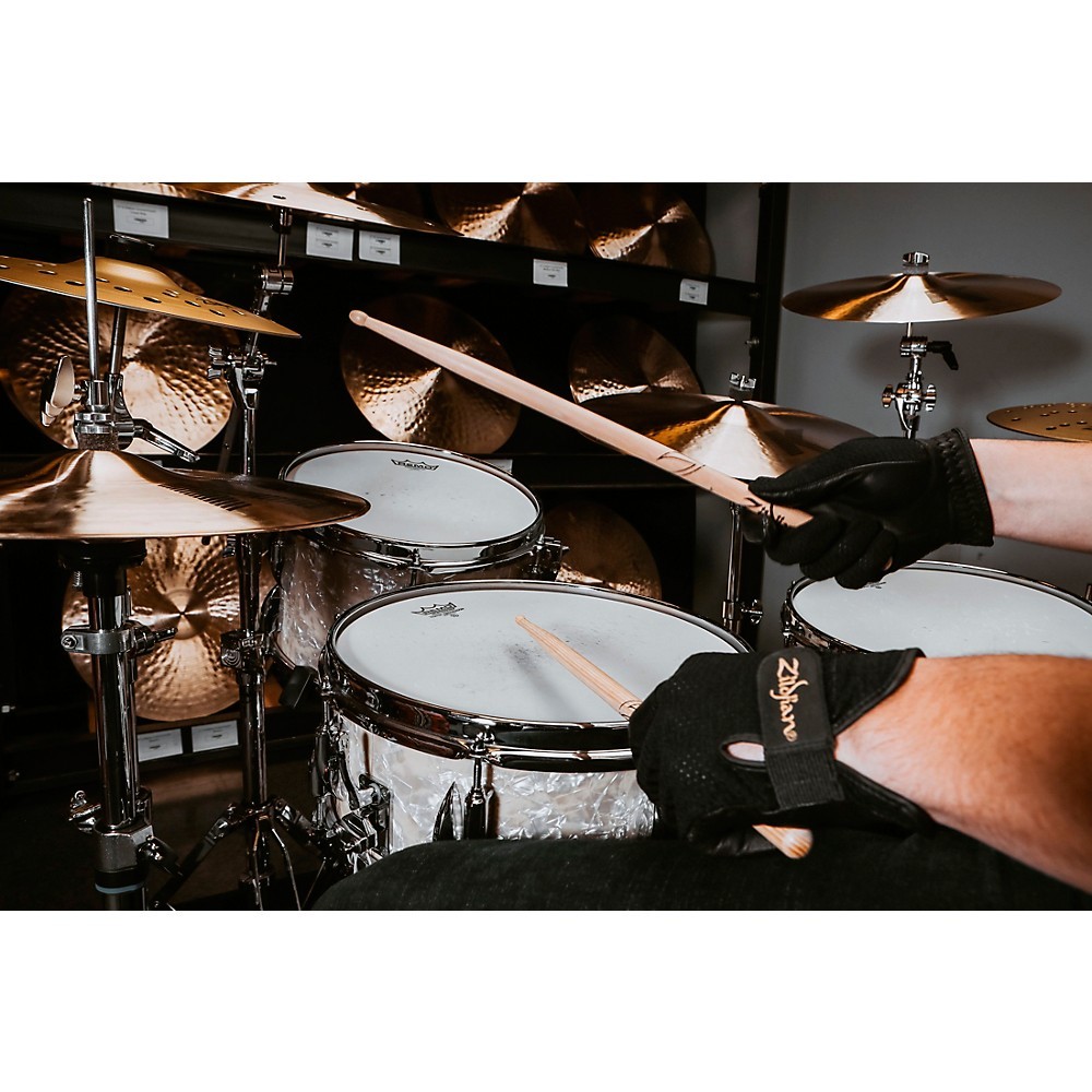 Zildjian Touchscreen Drummers Gloves Large Black