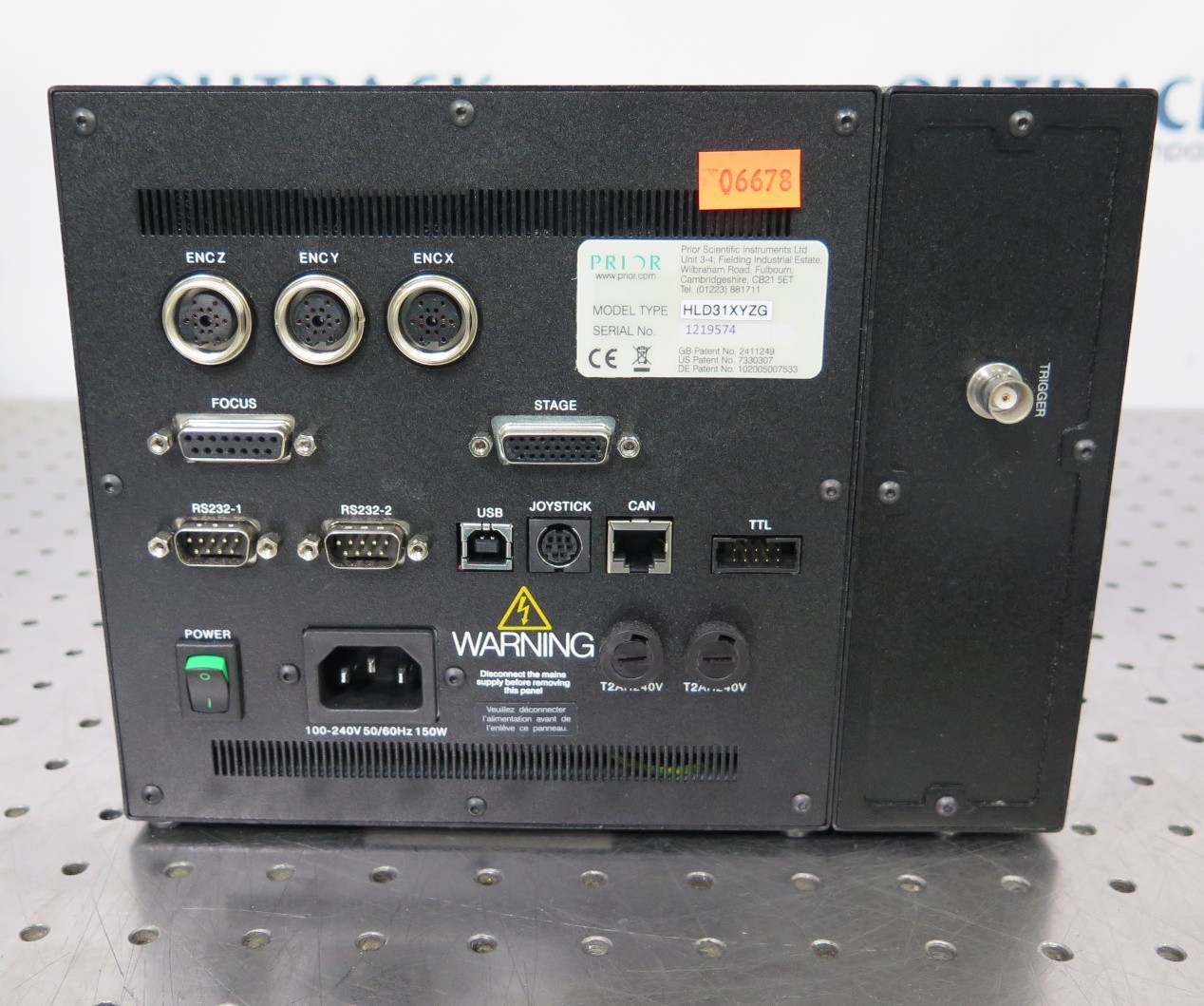 R203389 Prior ProScan III Microscope Motion & Filter Controller HLD31XYZG
