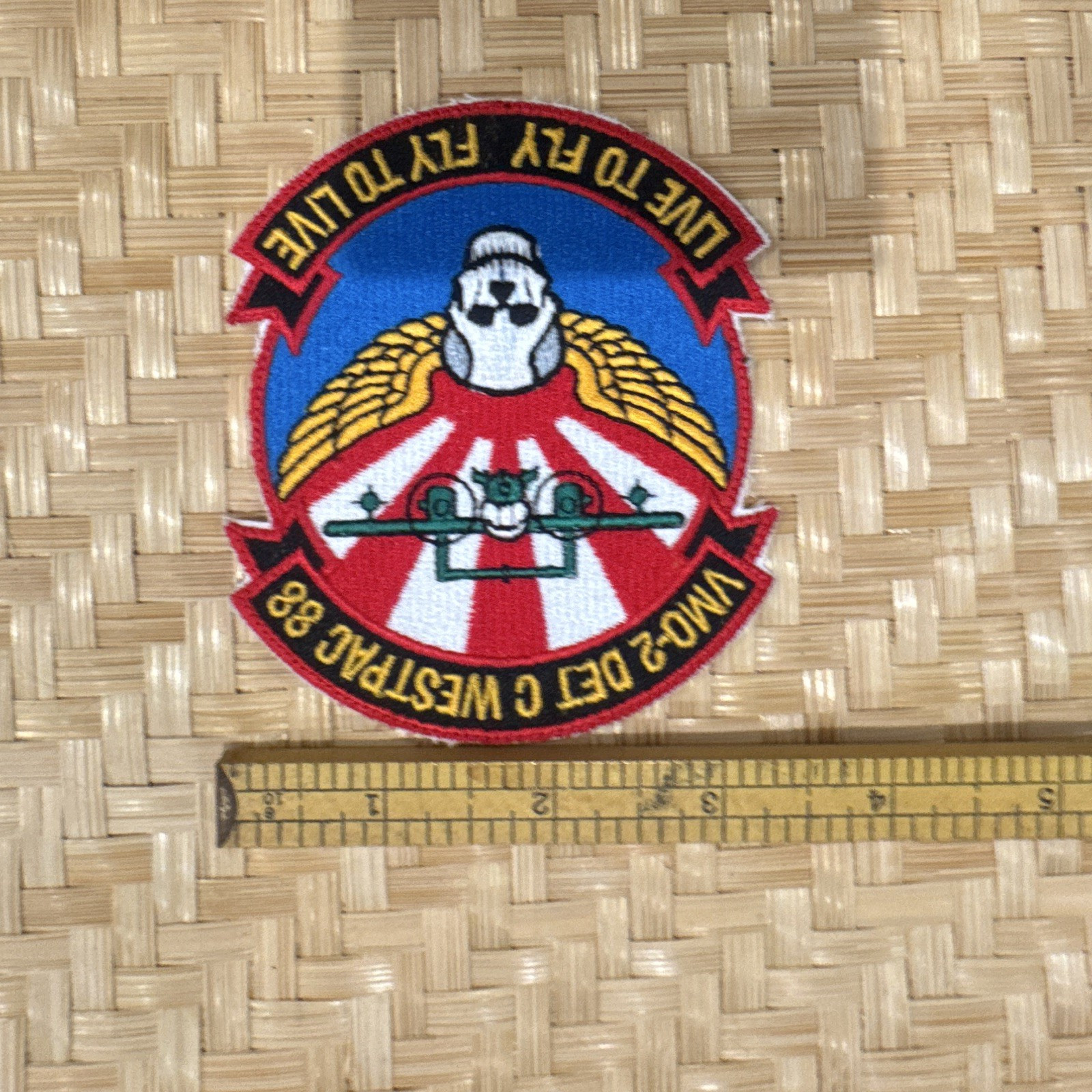 VMO-2 Det C WESTPAC 88 Live to Fly Fly to Live Militaria Patch