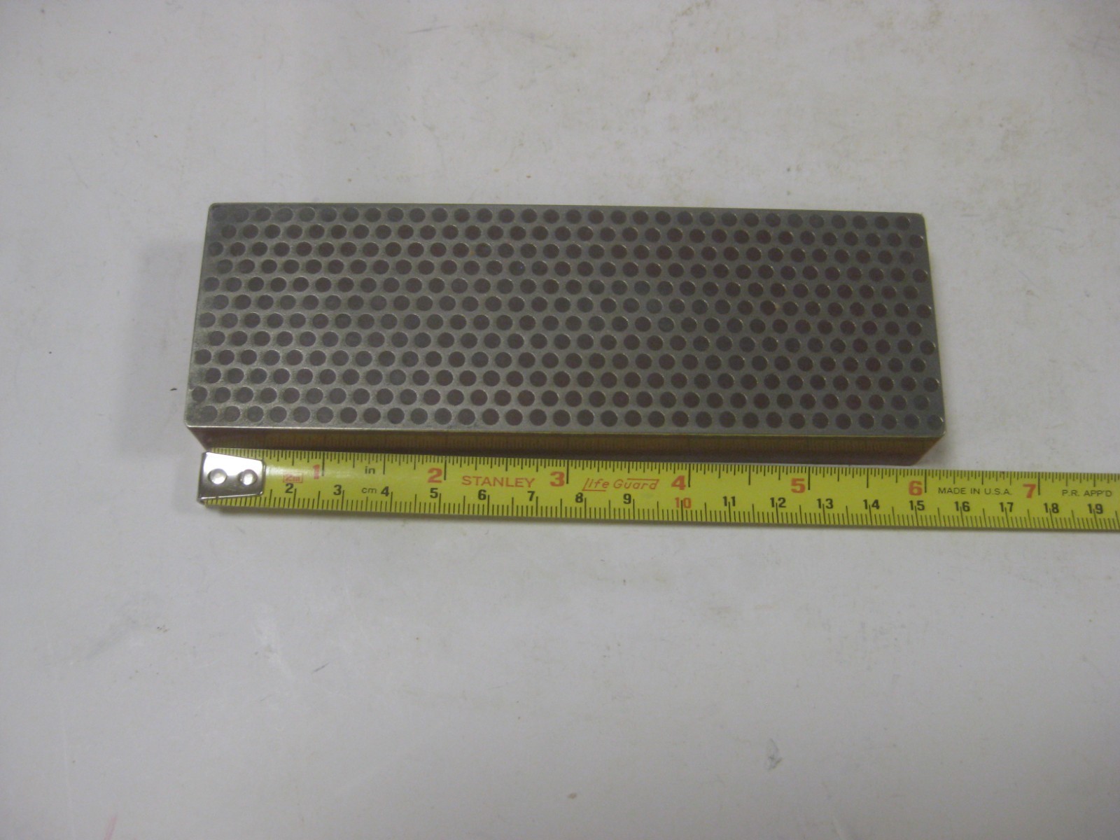 Vtg DMT Diamond Sharpening System Sharpener In Wood Case 6" Red/Fine