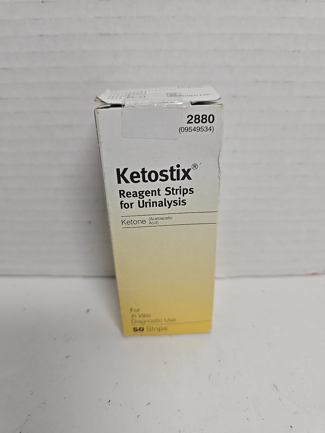 Ketostix Reagent Strip for Urinalysis Ketone Test- 50ea 2880