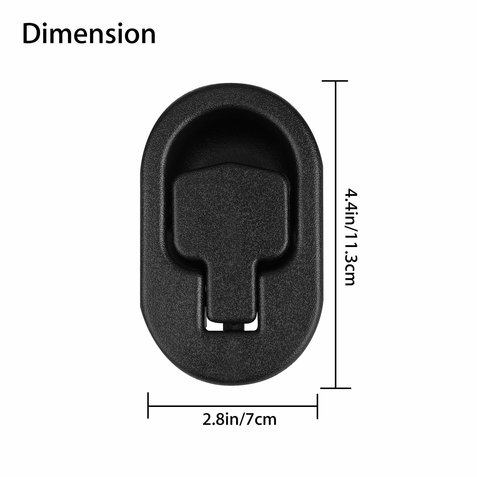 Easy-Install Recliner Lever: Plastic Release Handle with Pre-Drilled Screw Holes