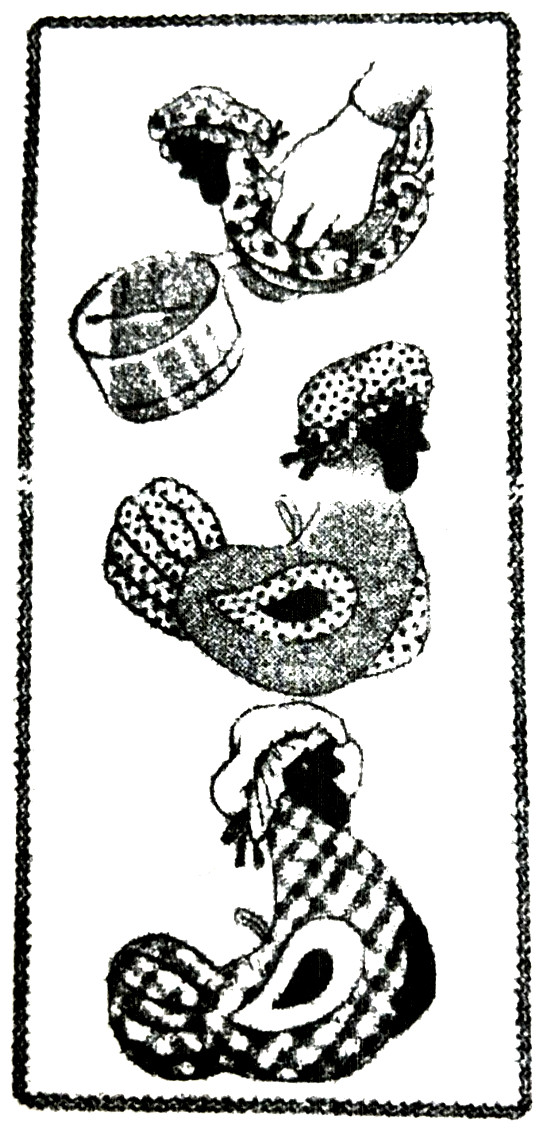 Chicken Potholders Sewing Pattern Design 934 (Reprint)