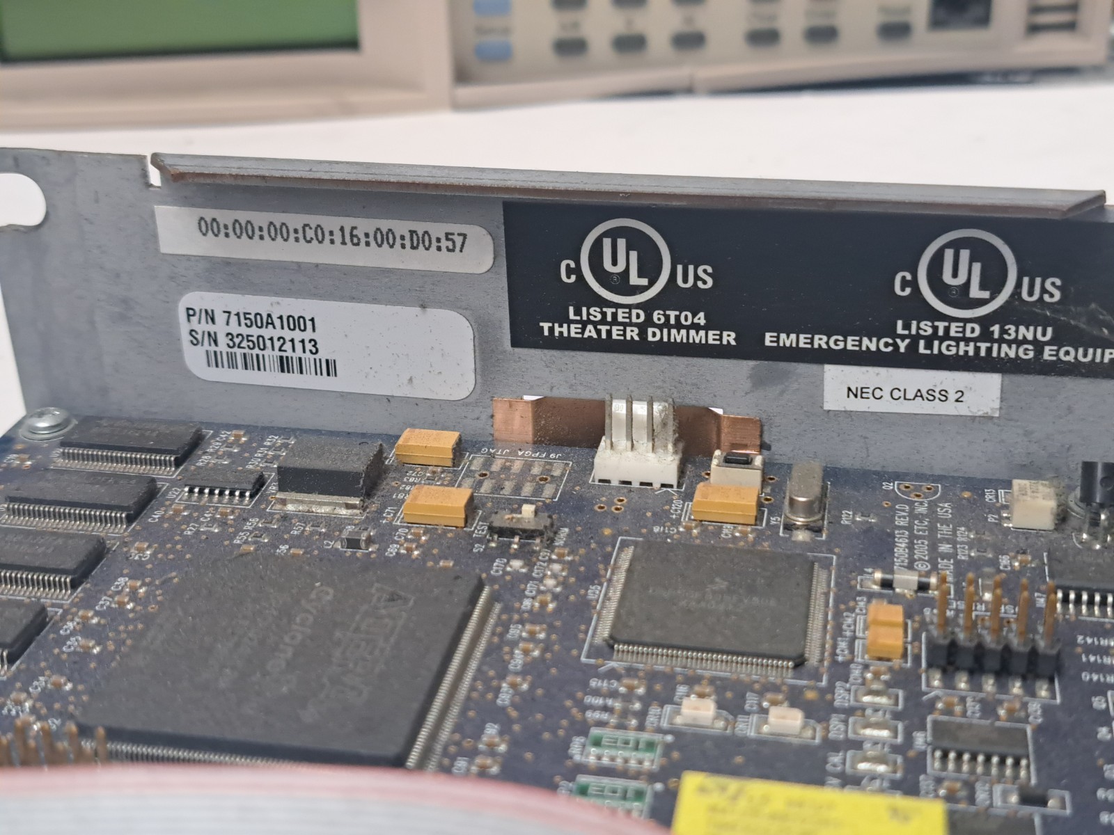 ETC CEM+ Electronic Theatre Controls Module Card 7150A1001 Processor