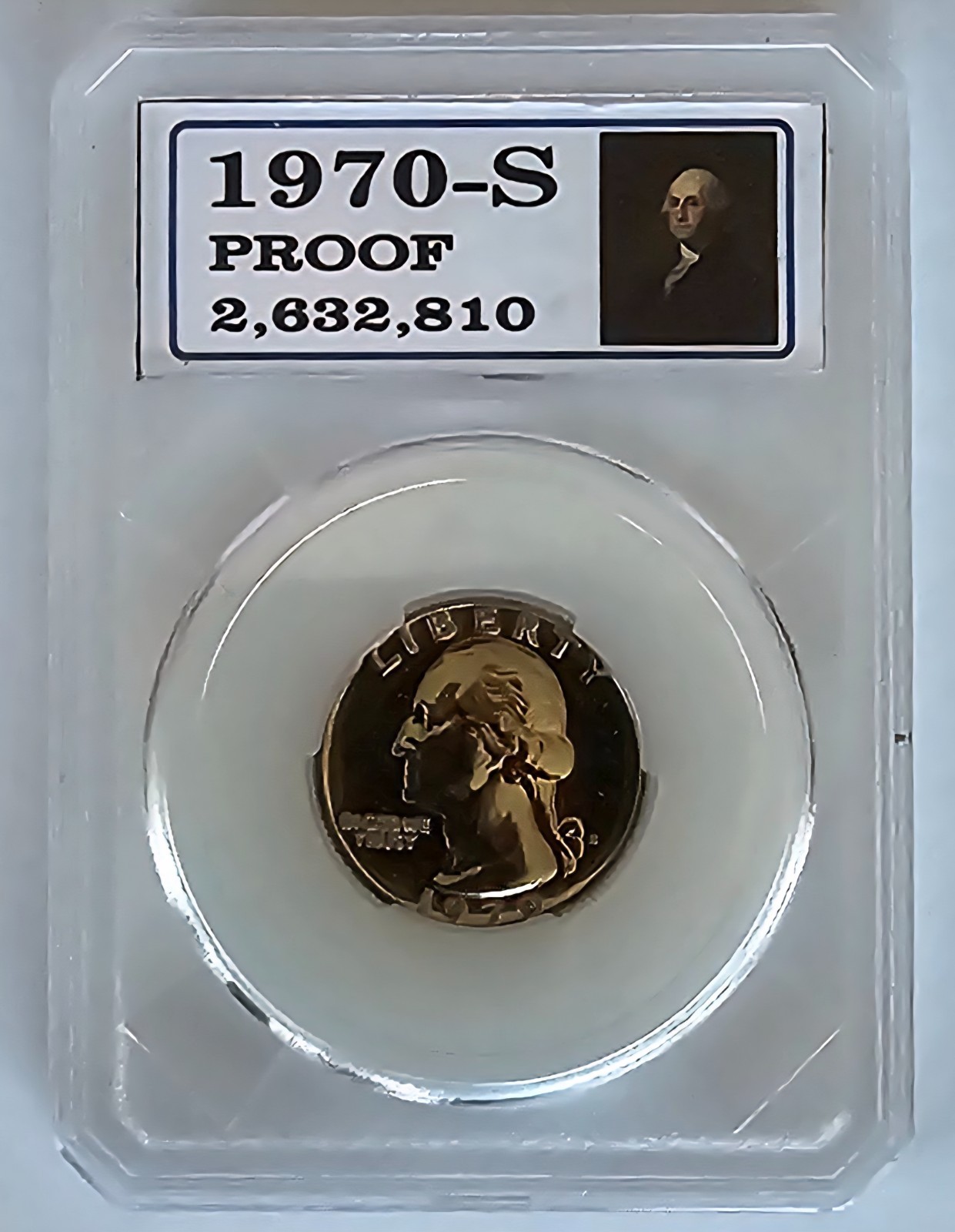 1970-S PROOF WASHINTON QUARTER