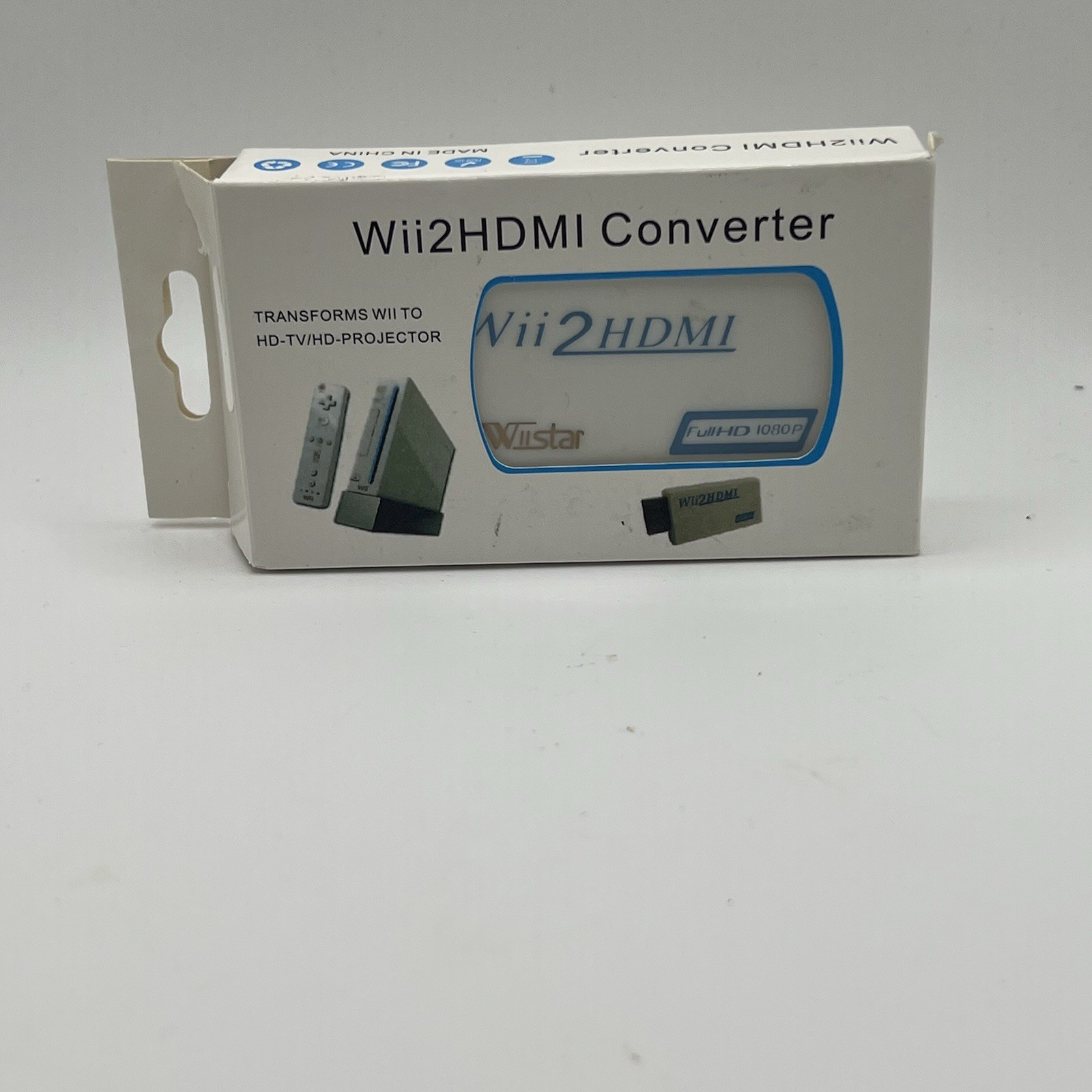 Wii to HDMI HD1080p Converter Mini 3.5mm Adapter Wii2HDMI Audio Video Output