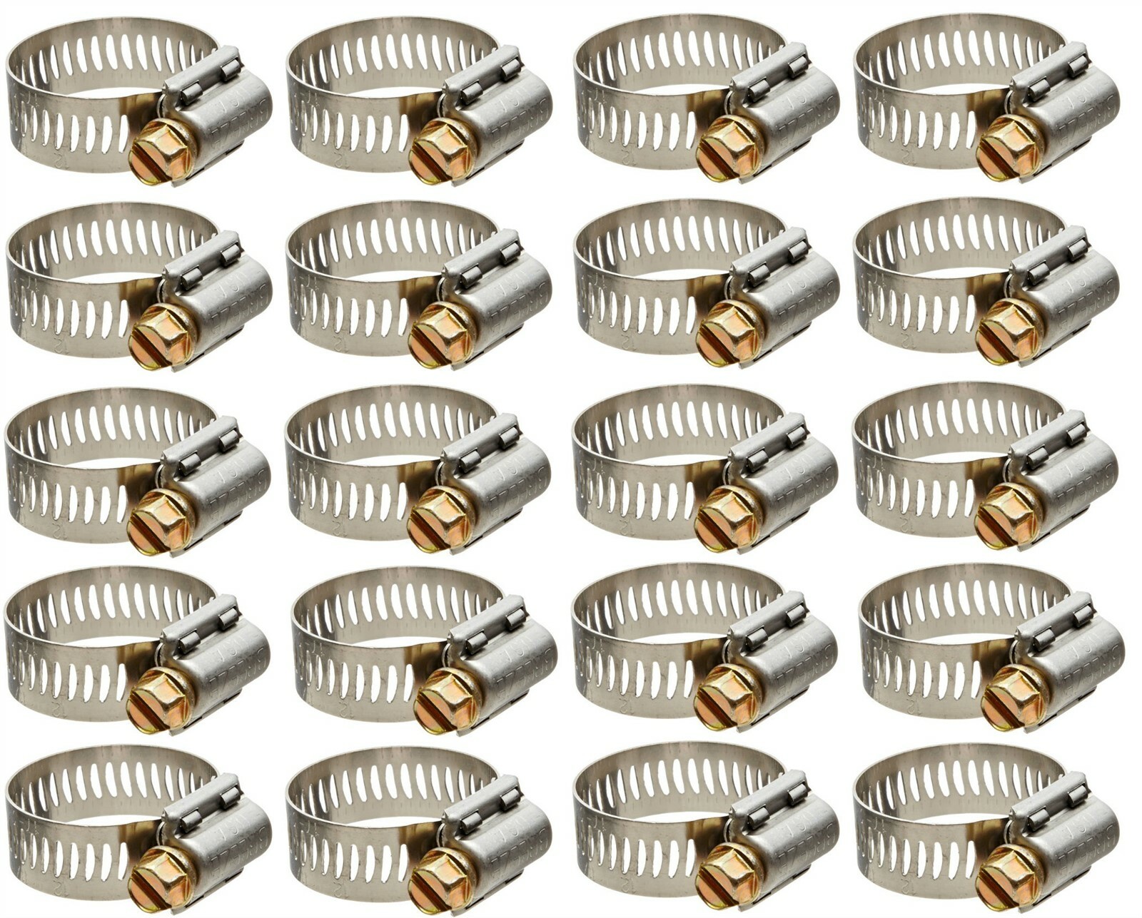 20 Breeze 62032H Power Seal Worm Drive Hose Clamp SAE 32 Range 1-9/16" to 2-1/2"
