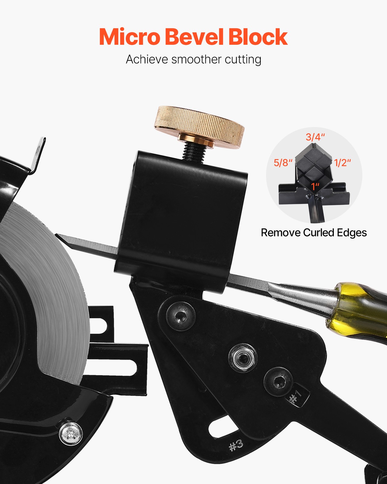 VEVOR Pro Grind Sharpening System Multi-Grind Jig for 6" & 8" Bench Grinder