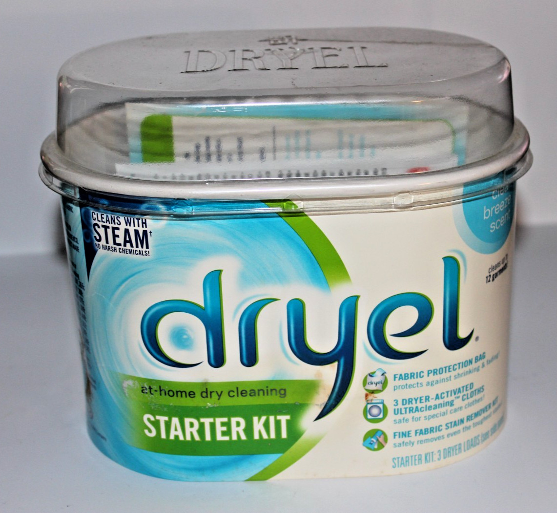 Original 2008 Dryel At Home Dry Cleaner Starter Kit Complete Open Box Unused