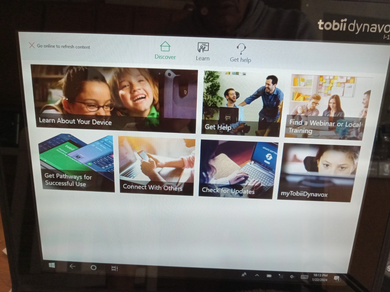 Tobii Dynavox I-12+ Plus Speech Generating Communication Device