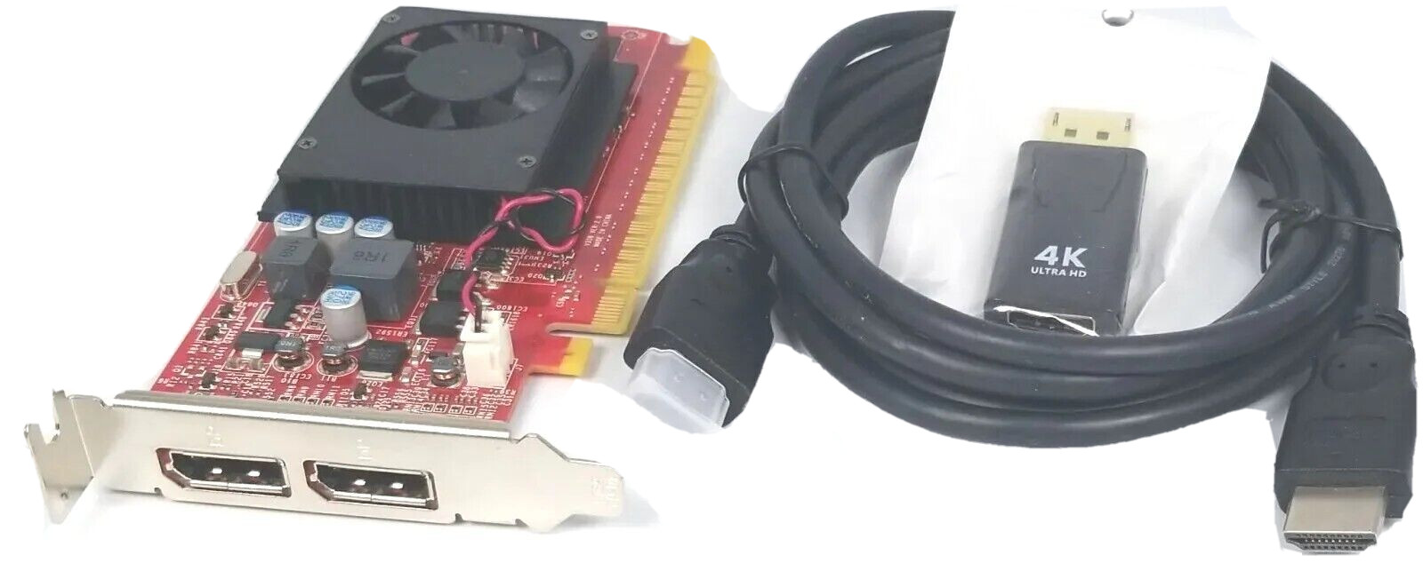 Nvidia 720 GT 1GB GDDR5 Dual DisplayPort HDMI Cable Windows 10 PCIe Video Card