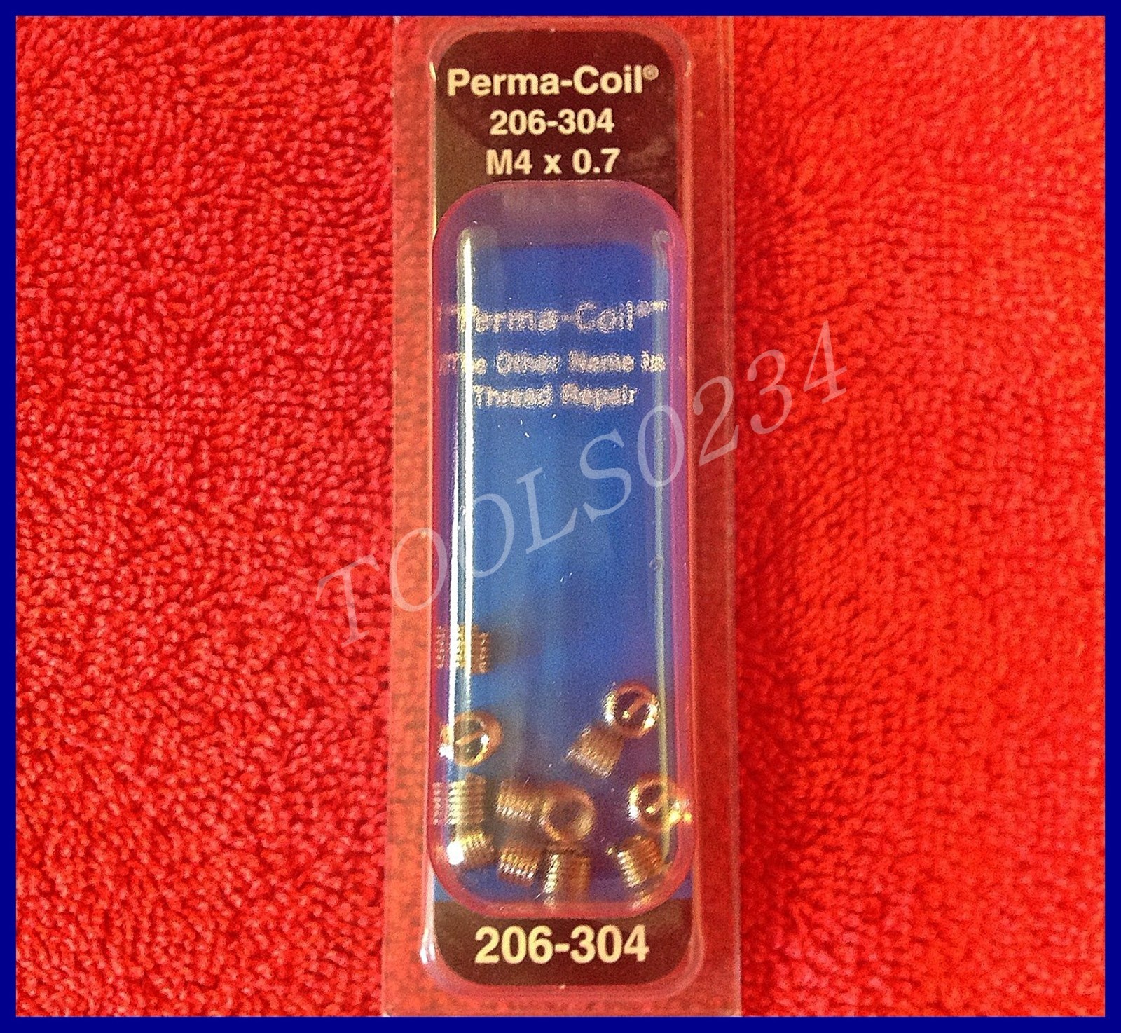 M4 x 0.7 Metric Thread Repair Inserts Perma Coil 206-304 Fits Heli LOT of 12 USA