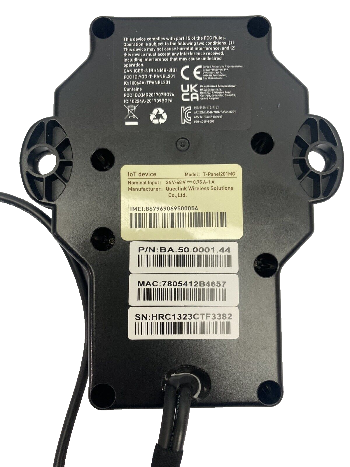 T-Panel 201MG, Fits Ninebot, SP_IOT, AB.50.0009.50