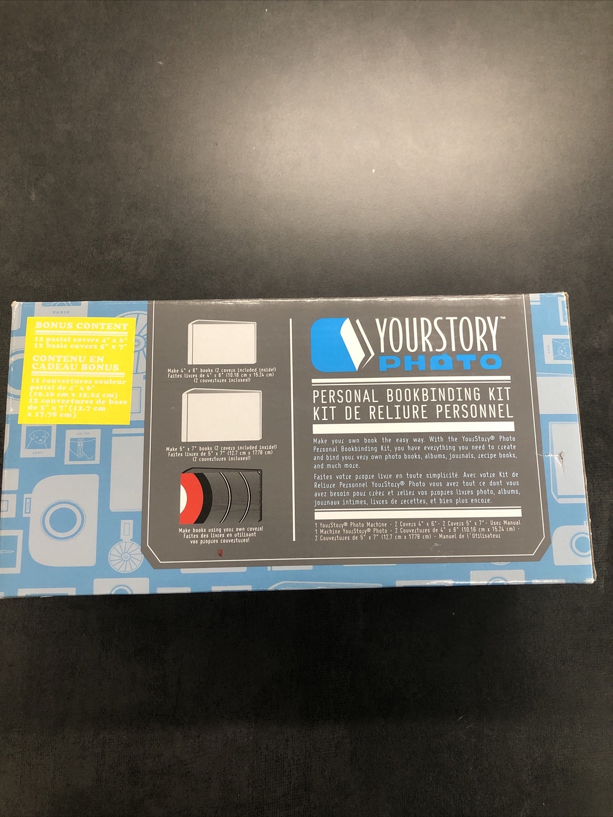 Your Story Photo Personal Book Binding Kit New Open Box