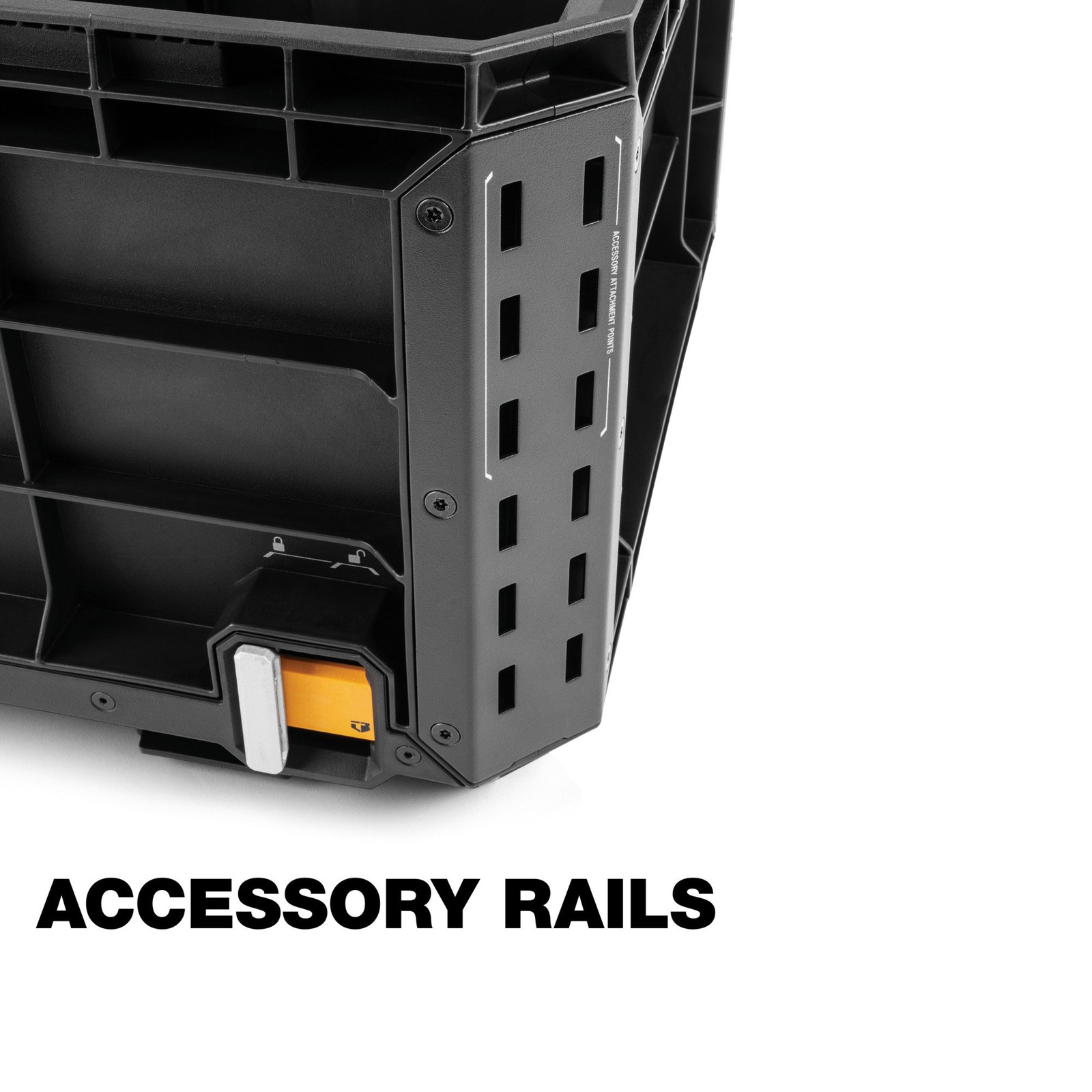 ToughBuilt StackTech Tool Crate with Auto-Locking Interface & Large Capacity